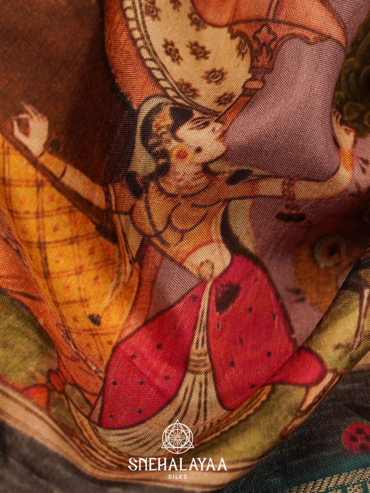 Mauve Dola Silk Saree