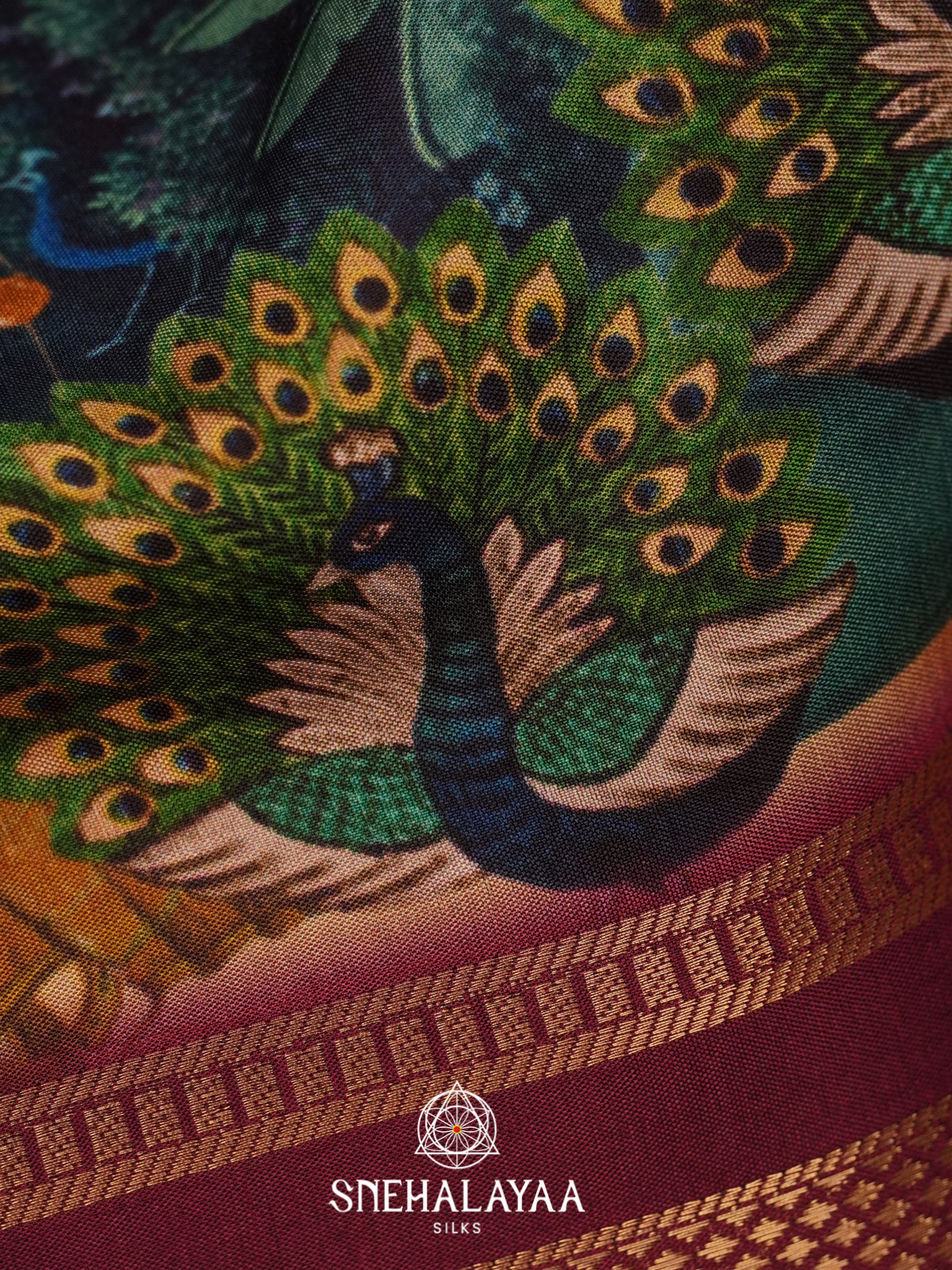 Purple Dola Silk Saree