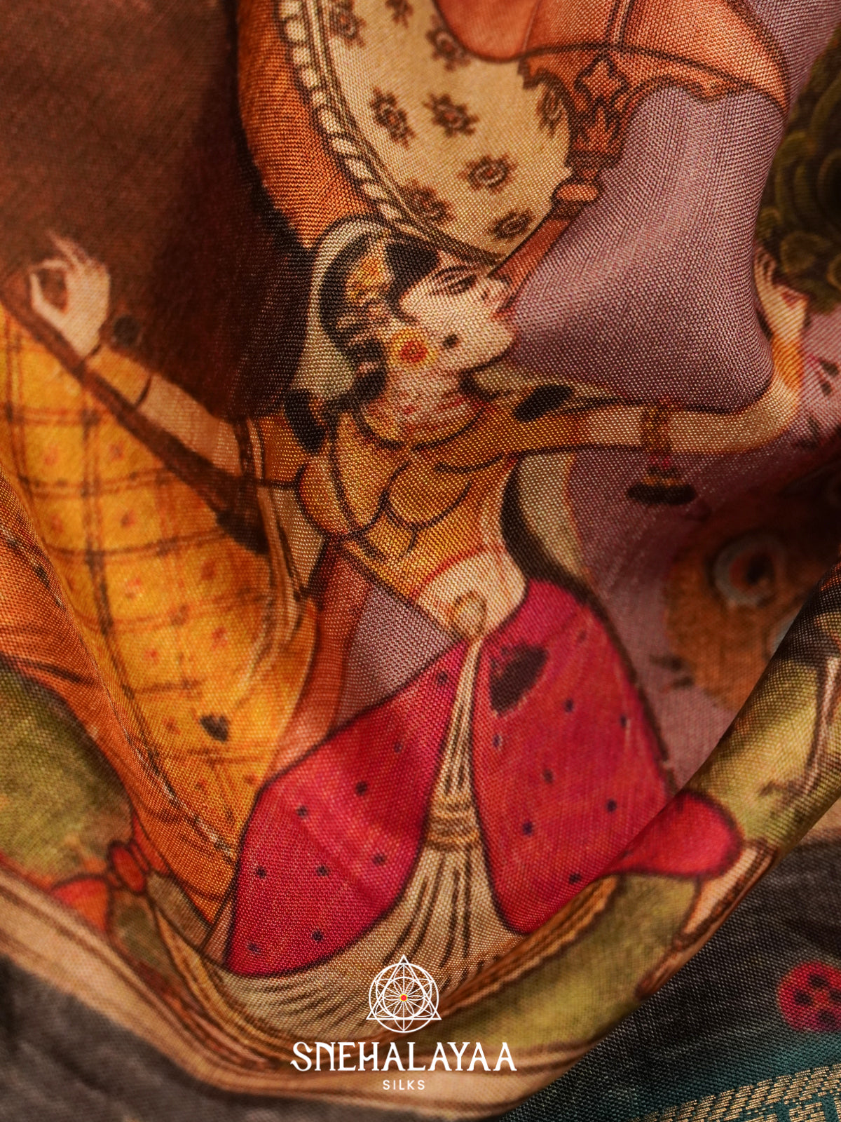 Mauve Dola Silk Saree