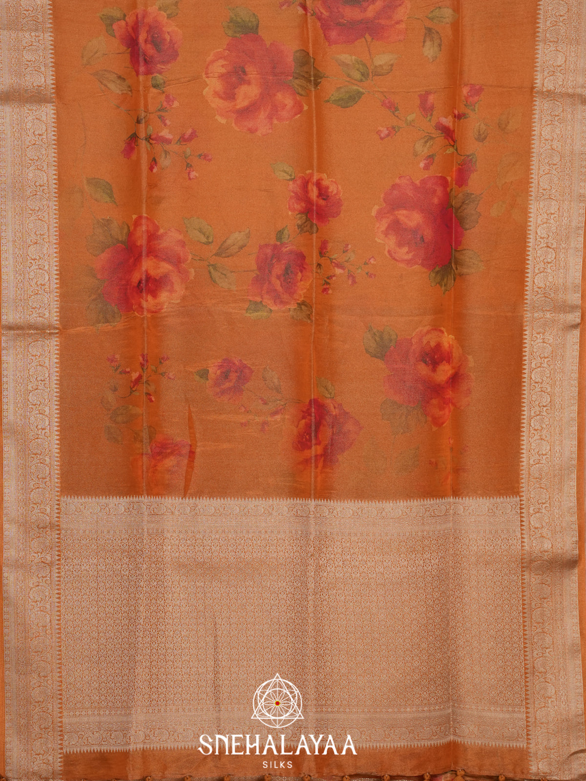 Mustard Yellow Dola Silk Saree