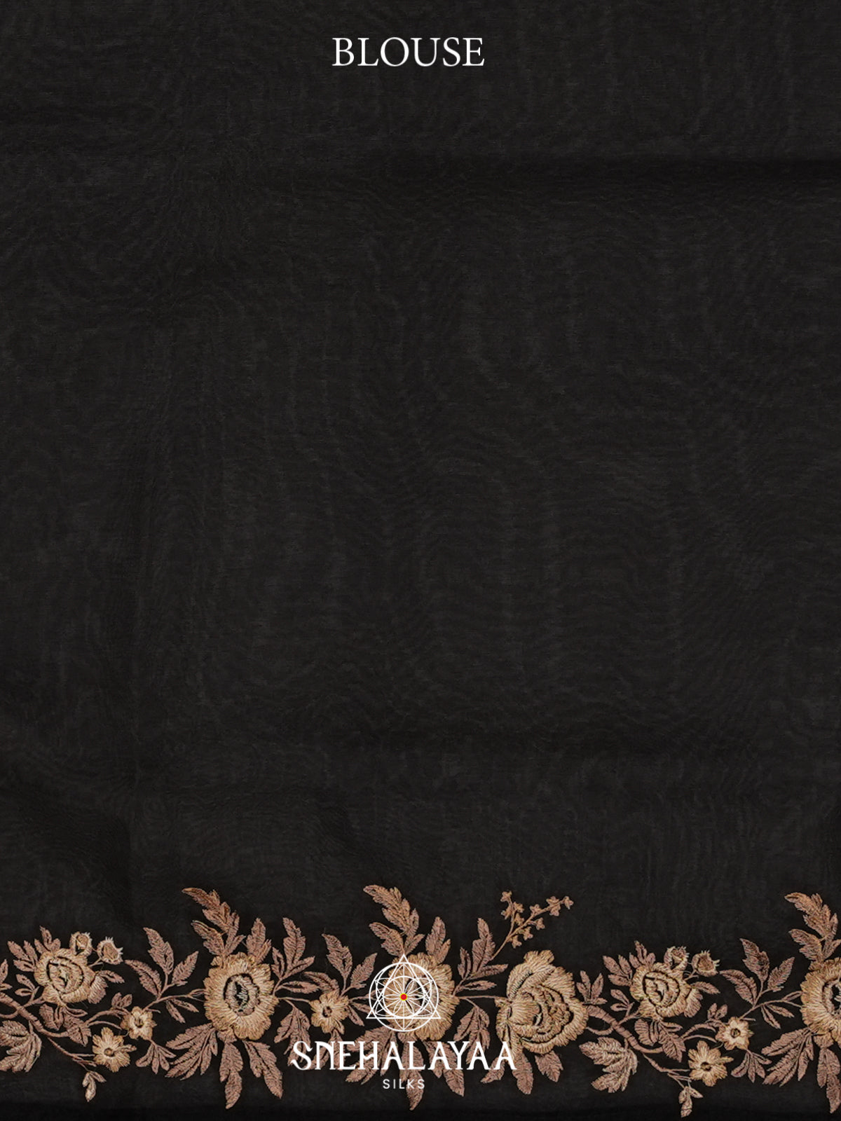 Black Organza Saree