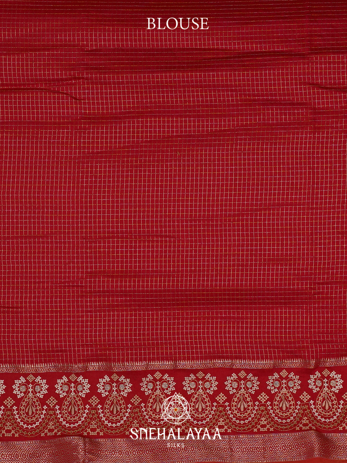 Red Chanderi Saree