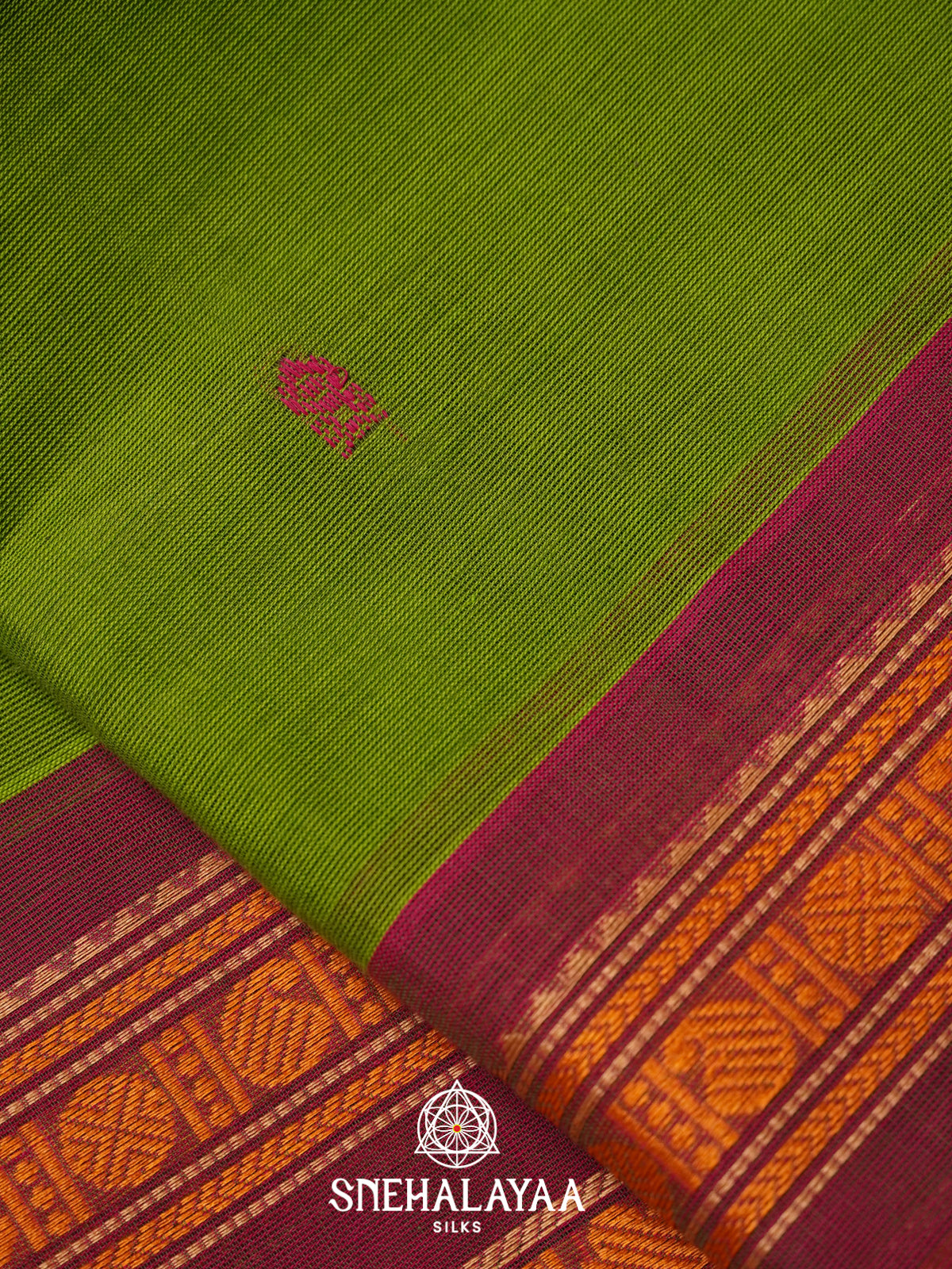 Green Kanchi Cotton Saree