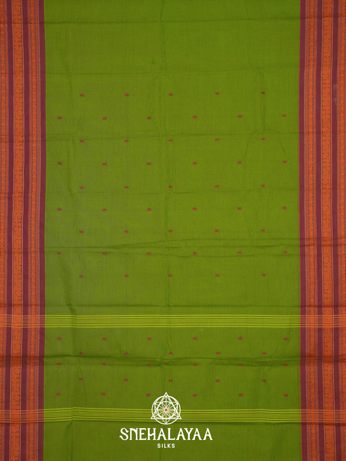 Green Kanchi Cotton Saree