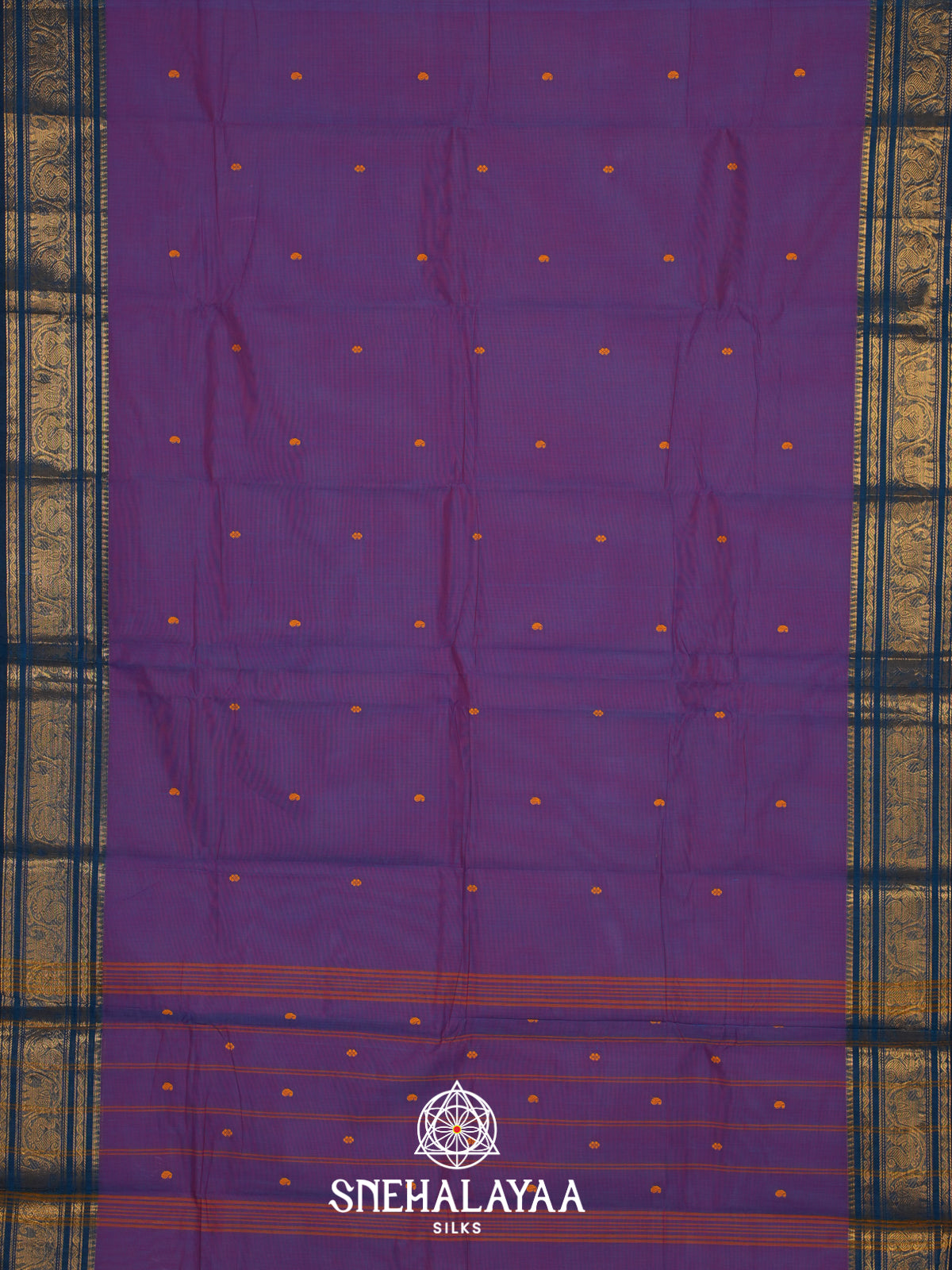 Violet Kanchi Cotton Saree
