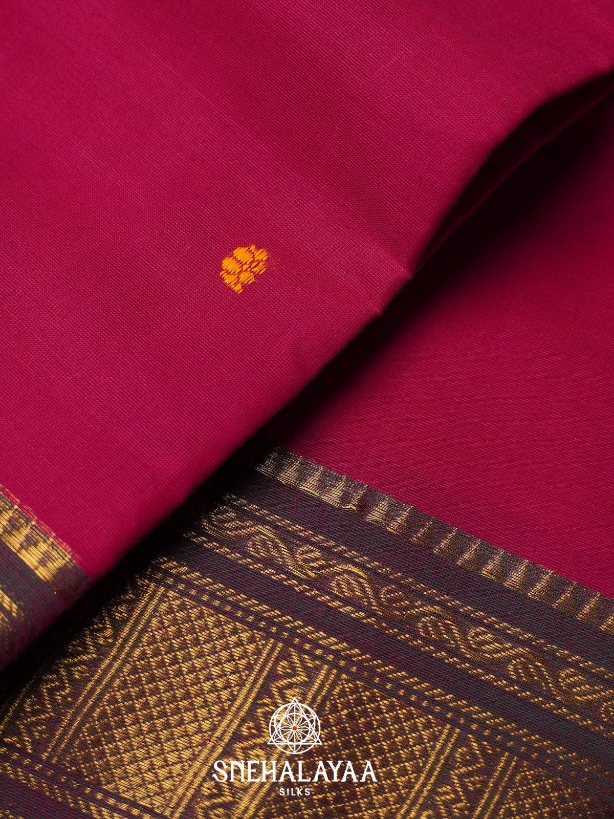 Rani Pink Kanchi Cotton Saree