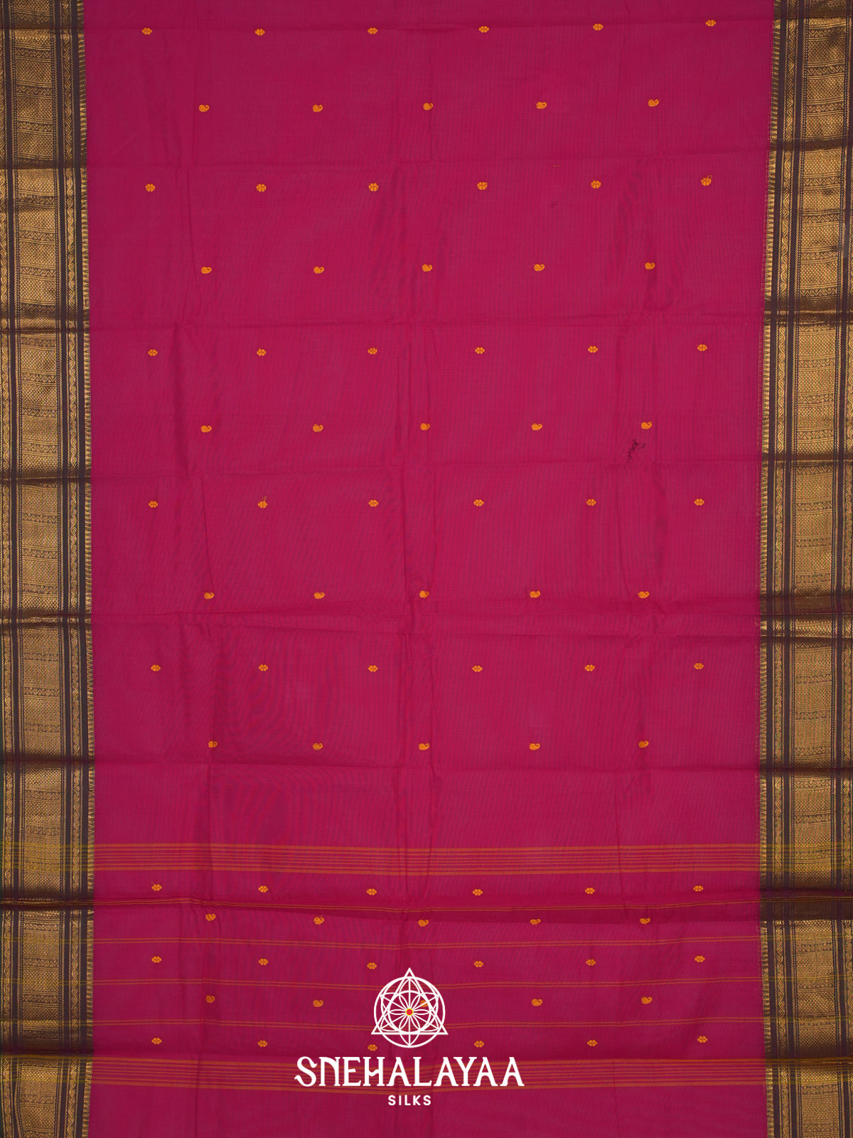 Rani Pink Kanchi Cotton Saree