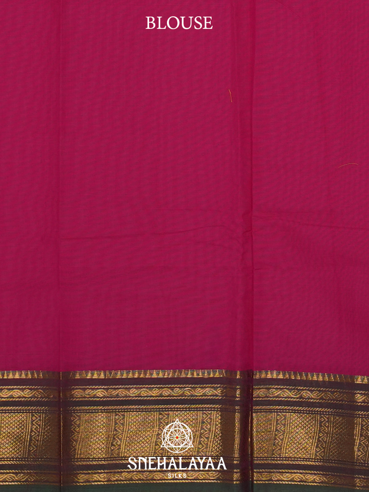 Rani Pink Kanchi Cotton Saree