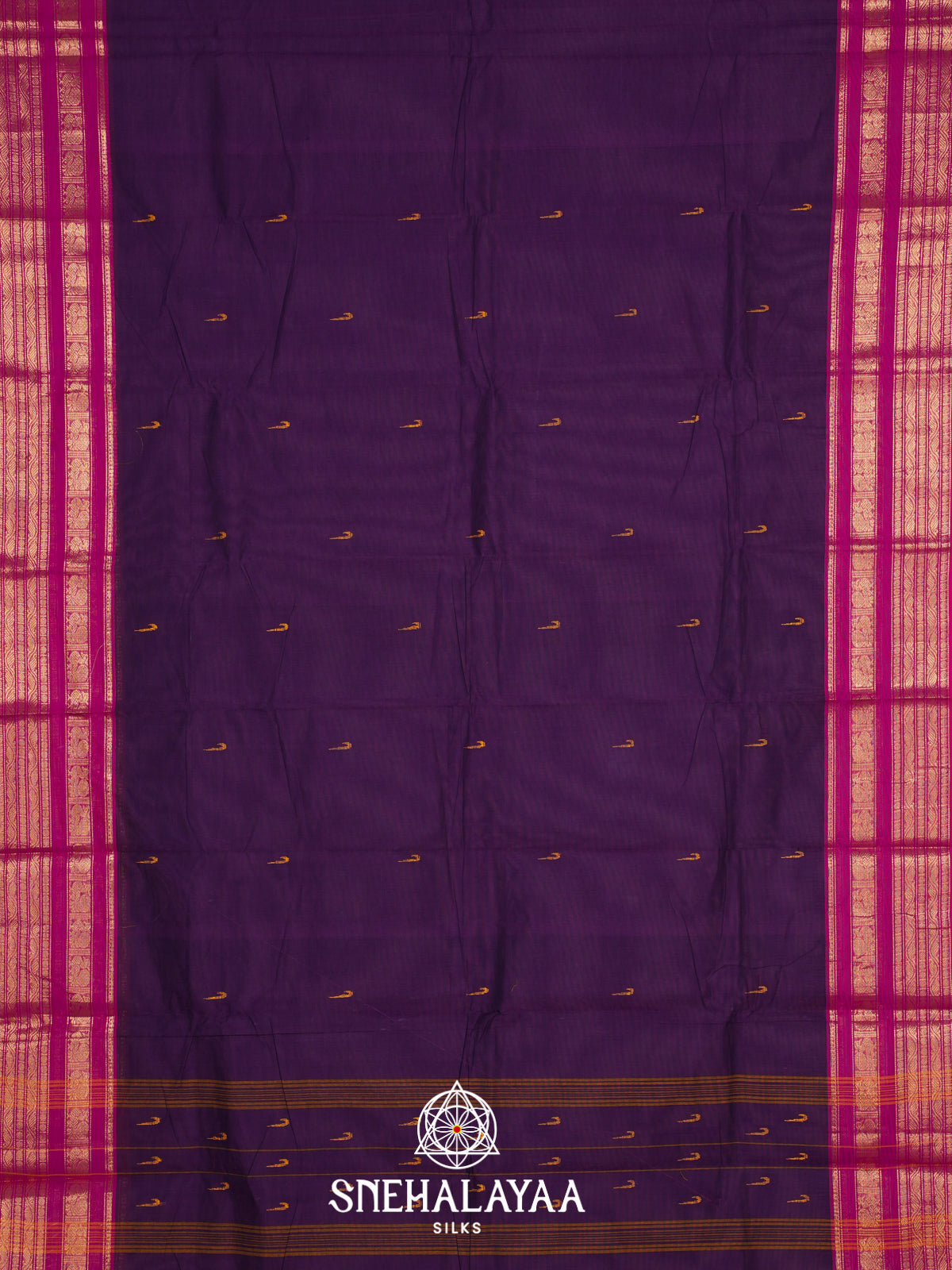 Blue Kanchi Cotton Saree
