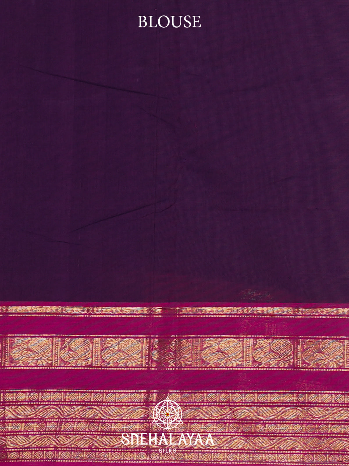 Blue Kanchi Cotton Saree