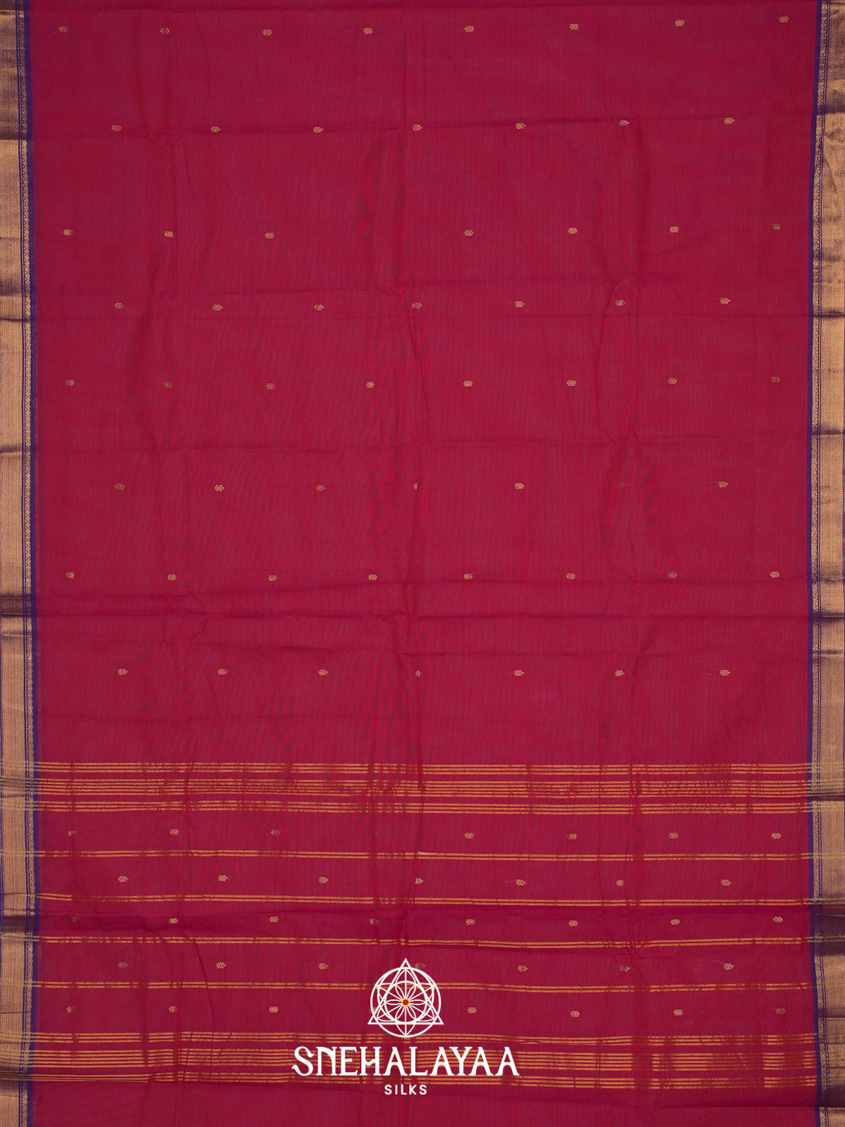 Rani Pink Kanchi Cotton Saree