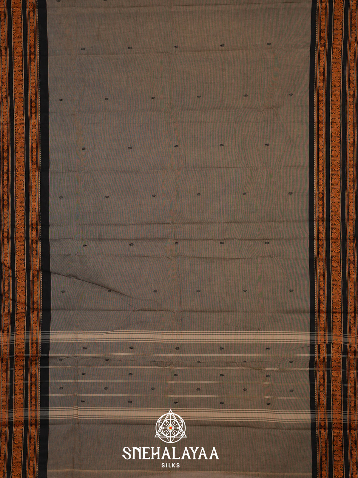Grey Kanchi Cotton Saree