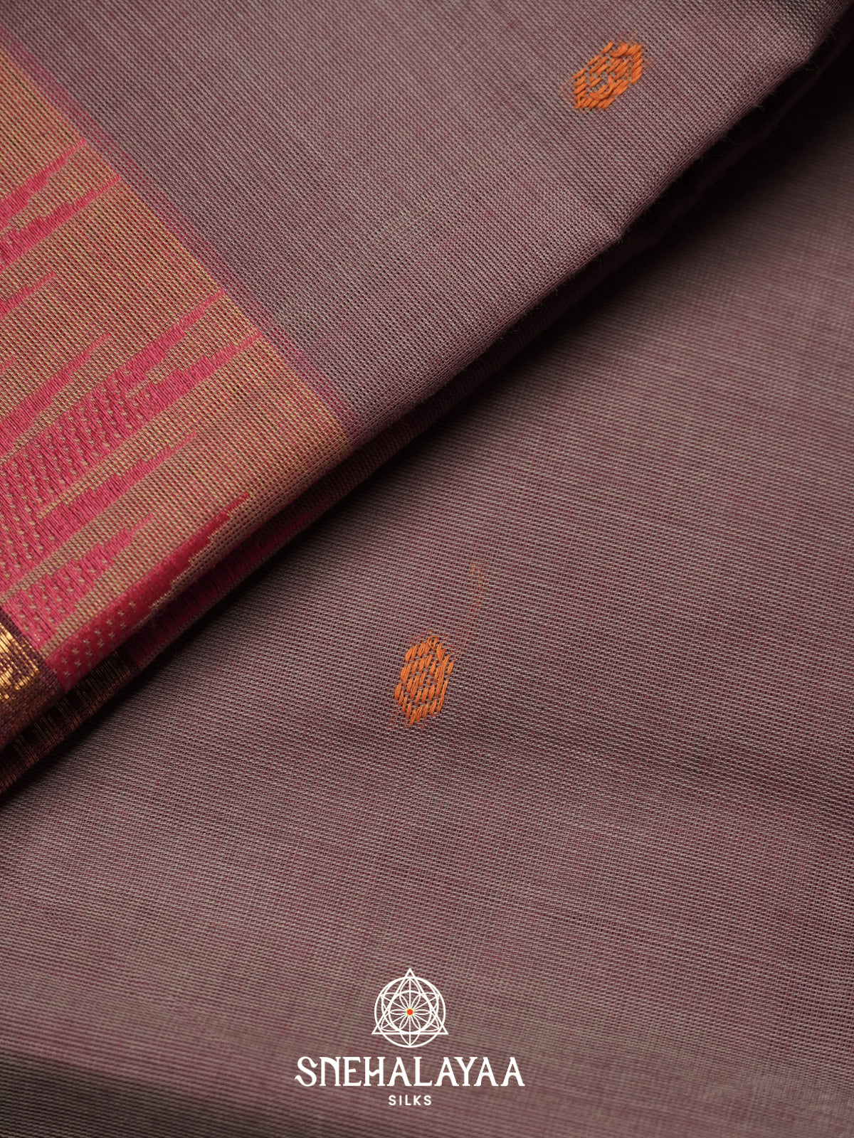 Grey Kanchi Cotton Saree