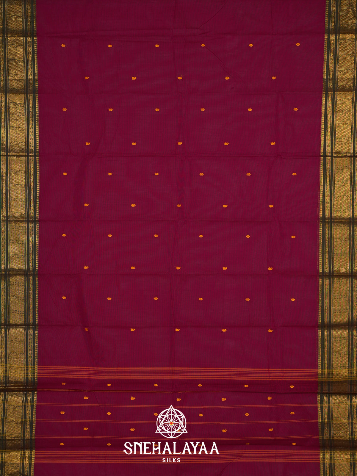 Purple Kanchi Cotton Saree
