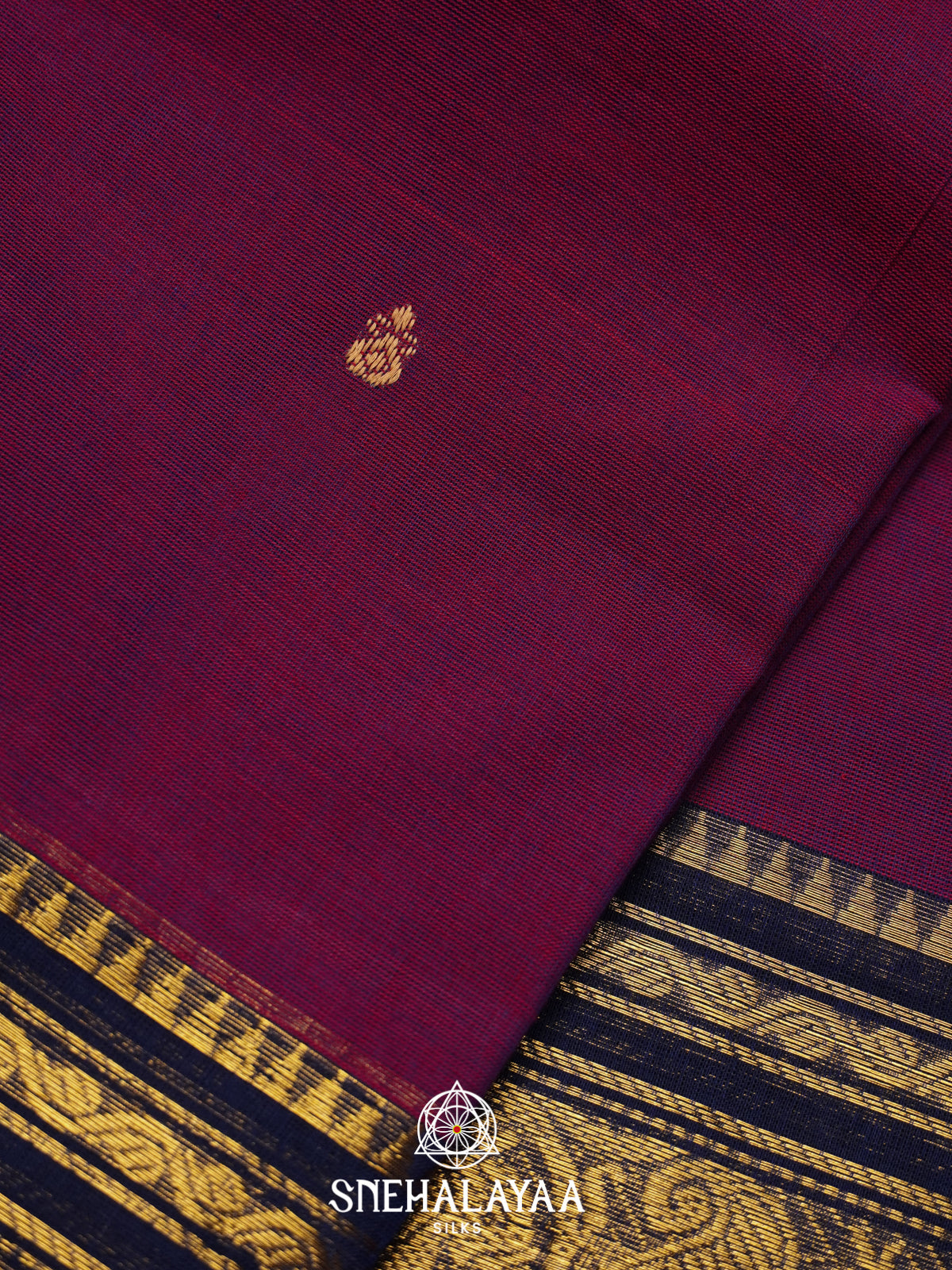 Purple Kanchi Cotton Saree