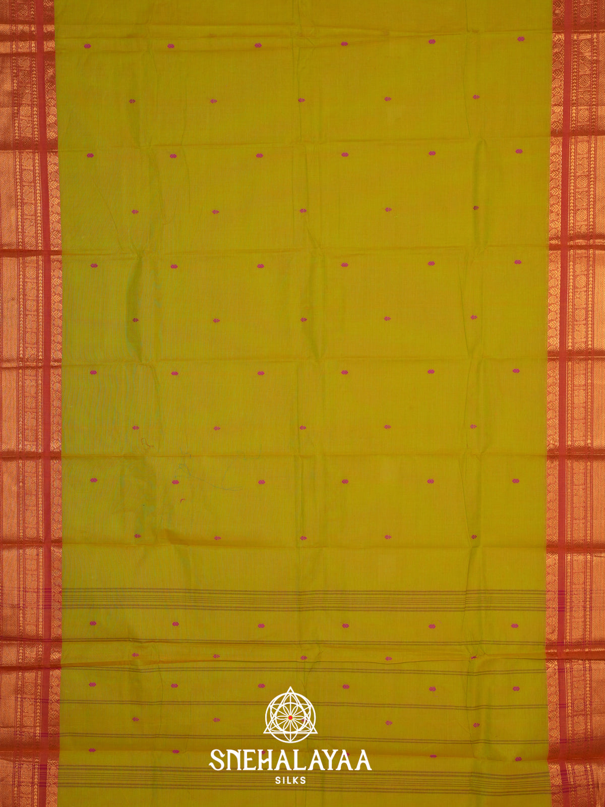 Mehendi Green Kanchi Cotton Saree