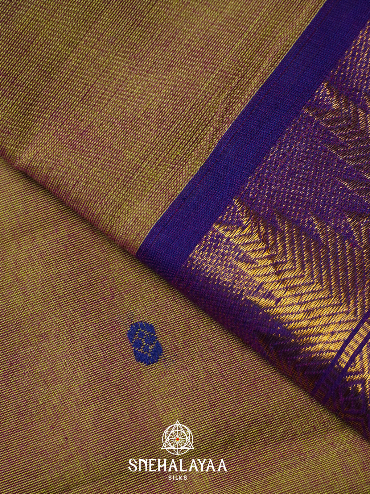 Mehendi Green Kanchi Cotton Saree