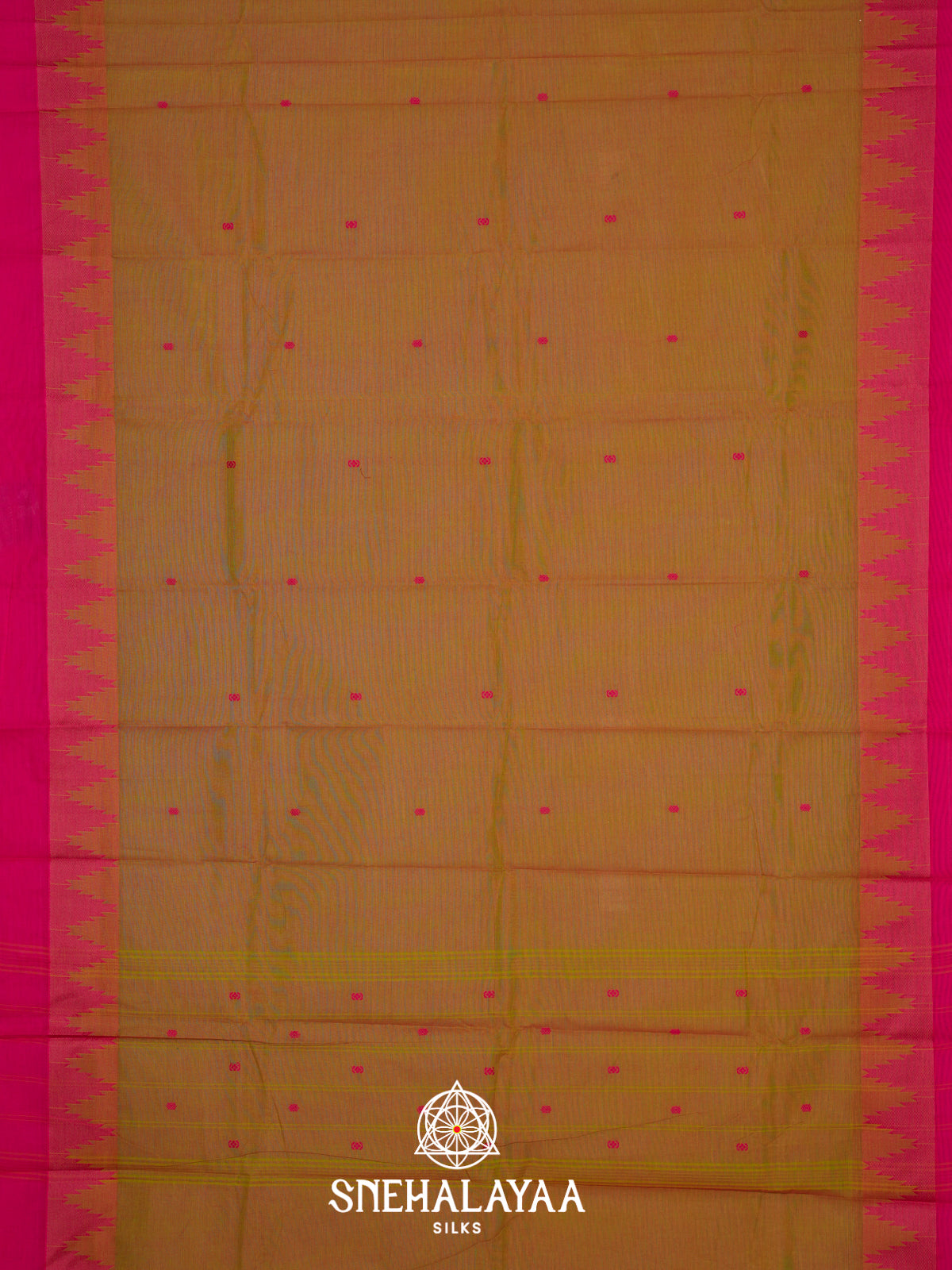 Brown Kanchi Cotton Saree