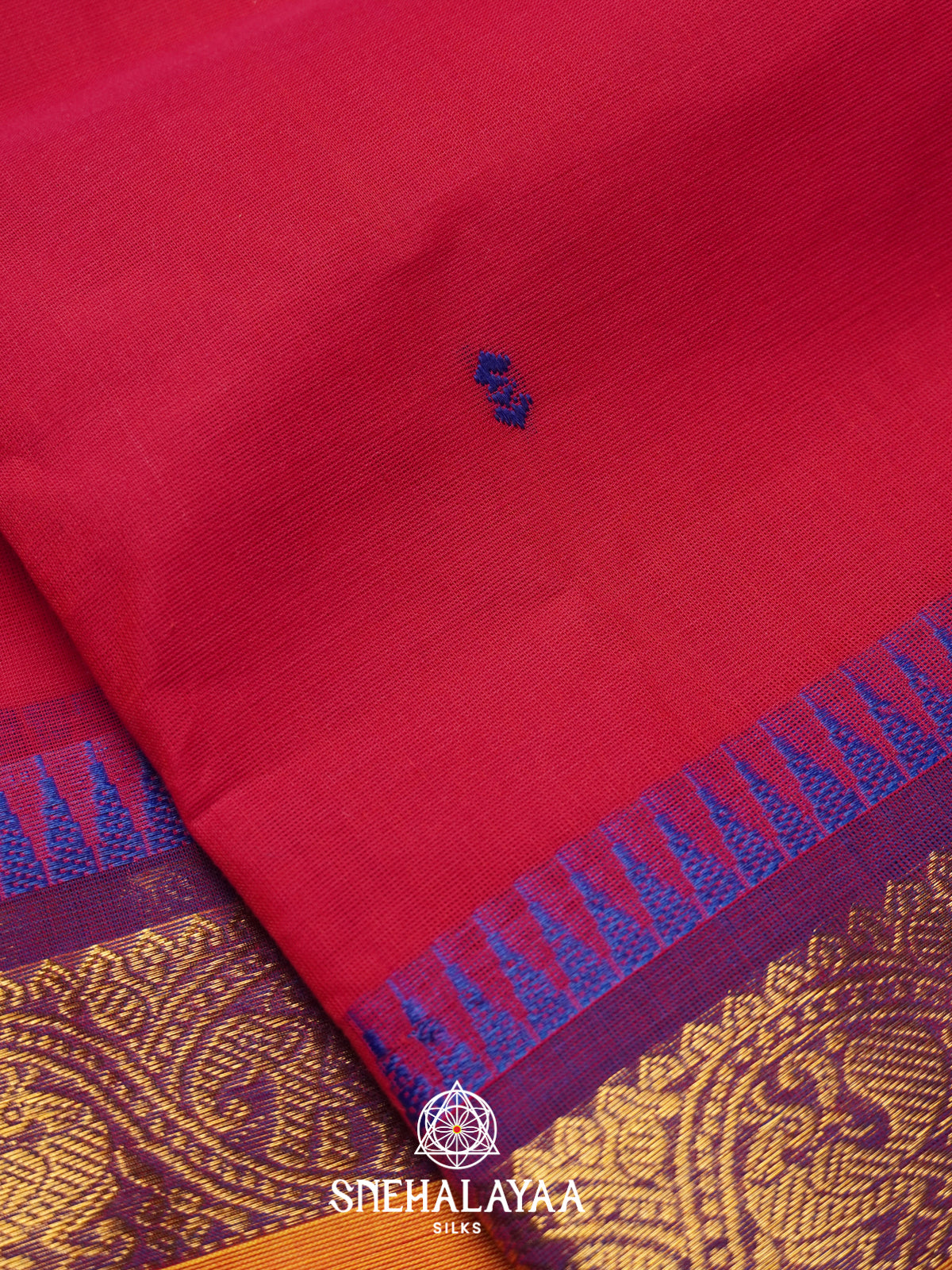 Rani Pink Kanchi Cotton Saree