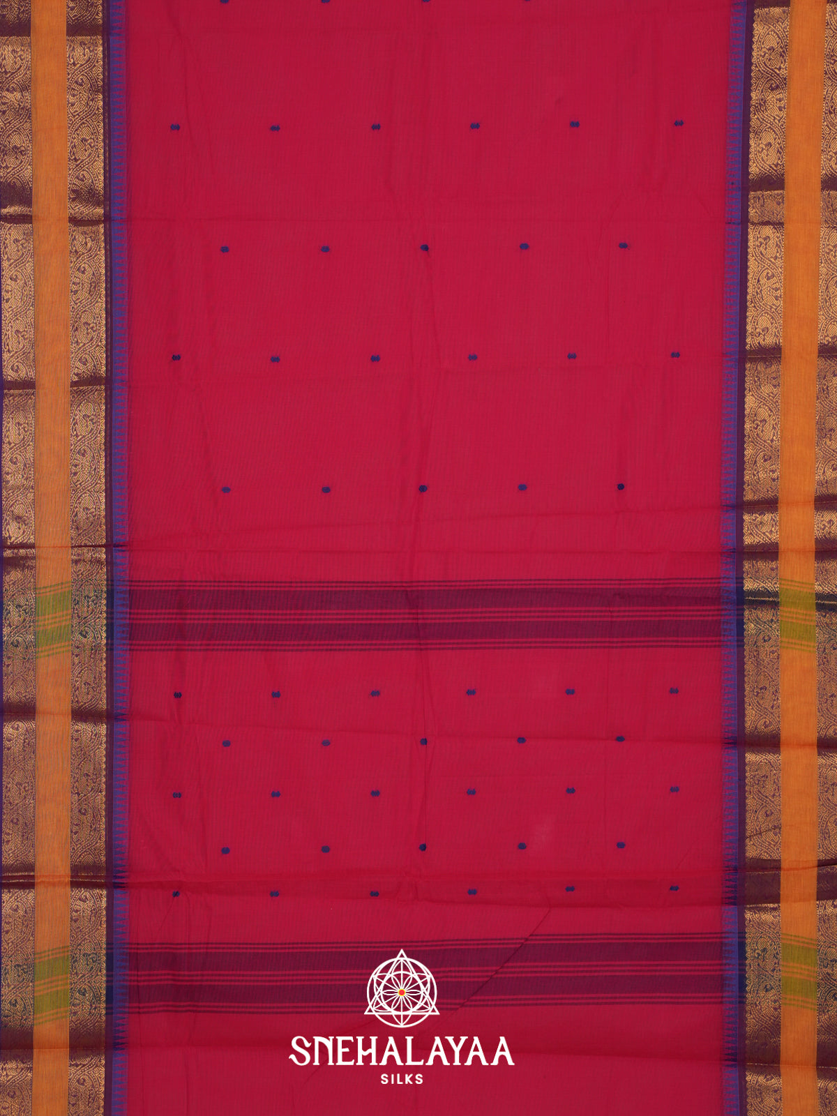 Rani Pink Kanchi Cotton Saree