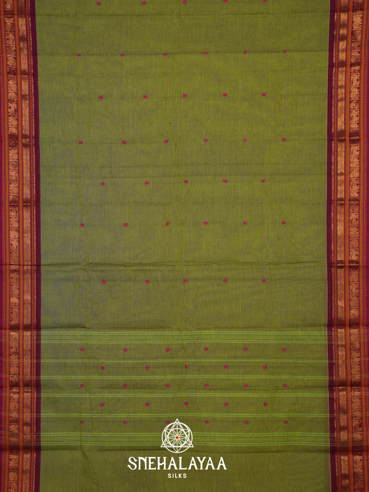 Green Kanchi Cotton Saree