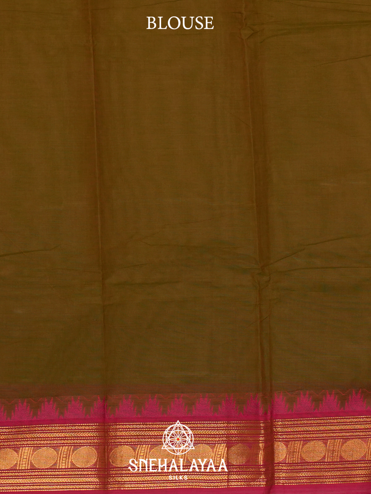 Brown Kanchi Cotton Saree