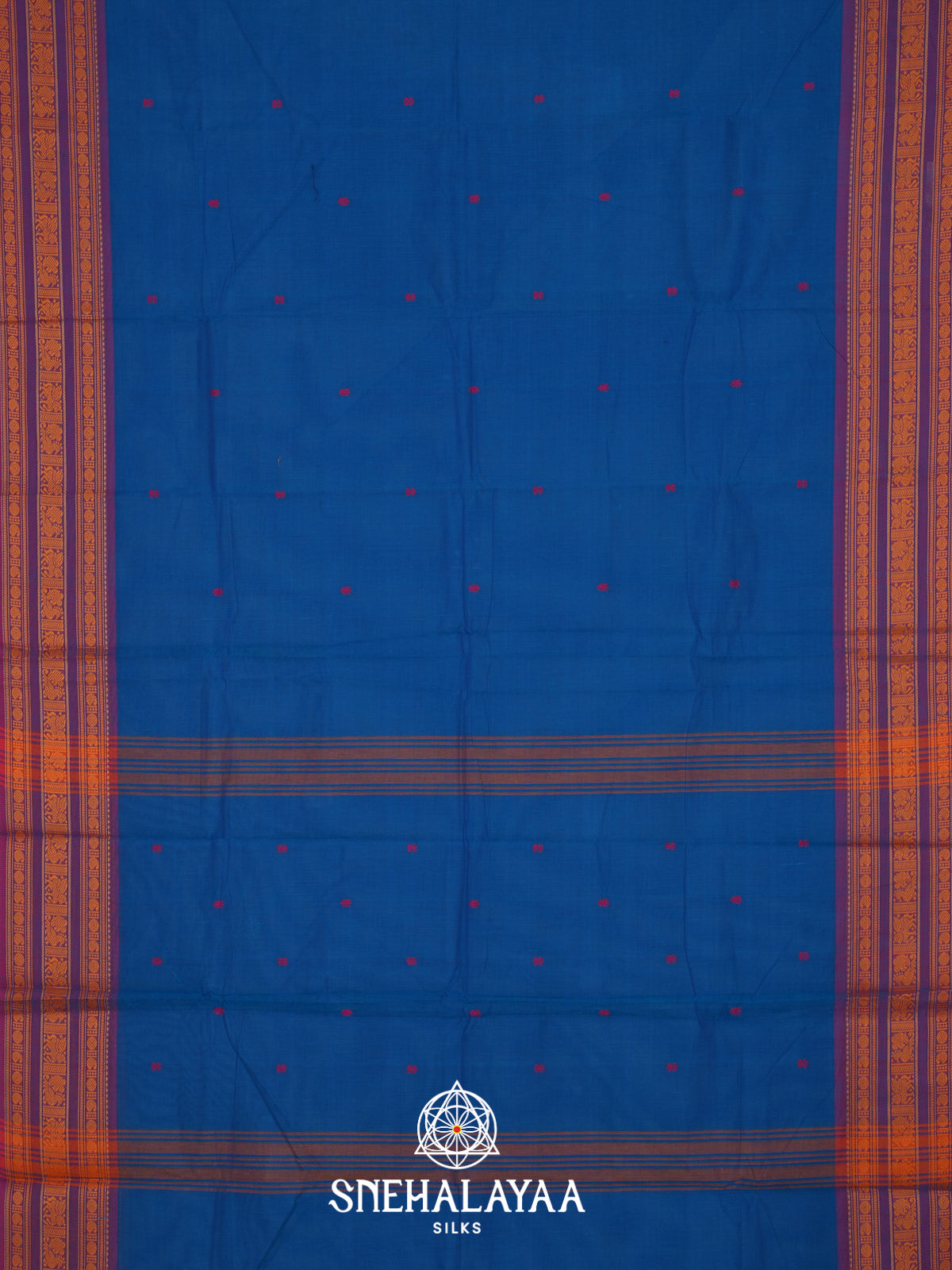 Blue Kanchi Cotton Saree