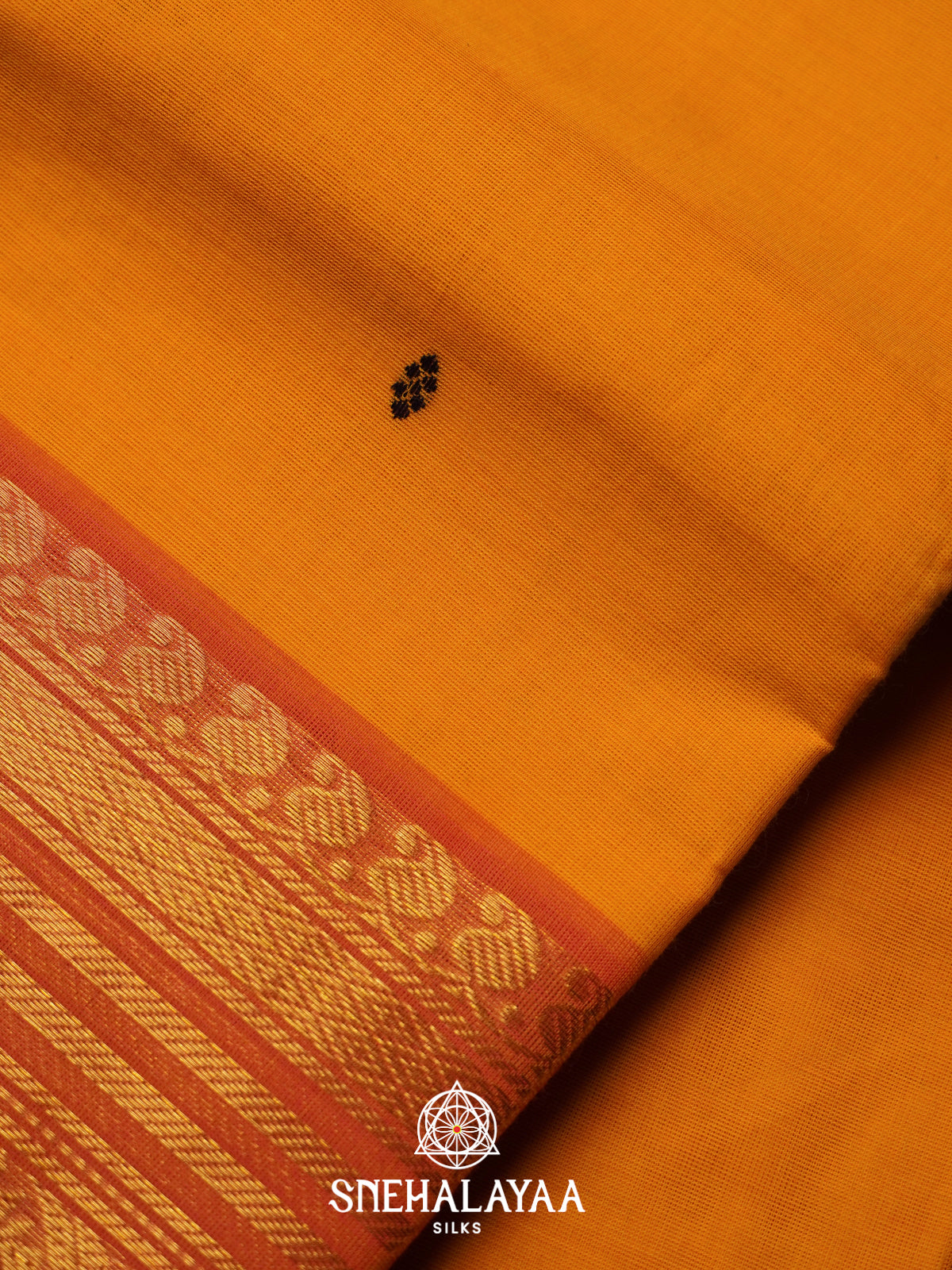 Yellow Kanchi Cotton Saree