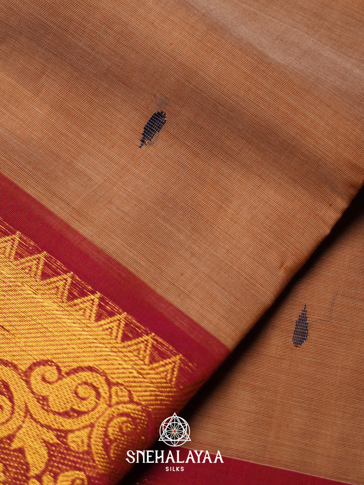 Mauve Kanchi Cotton Saree
