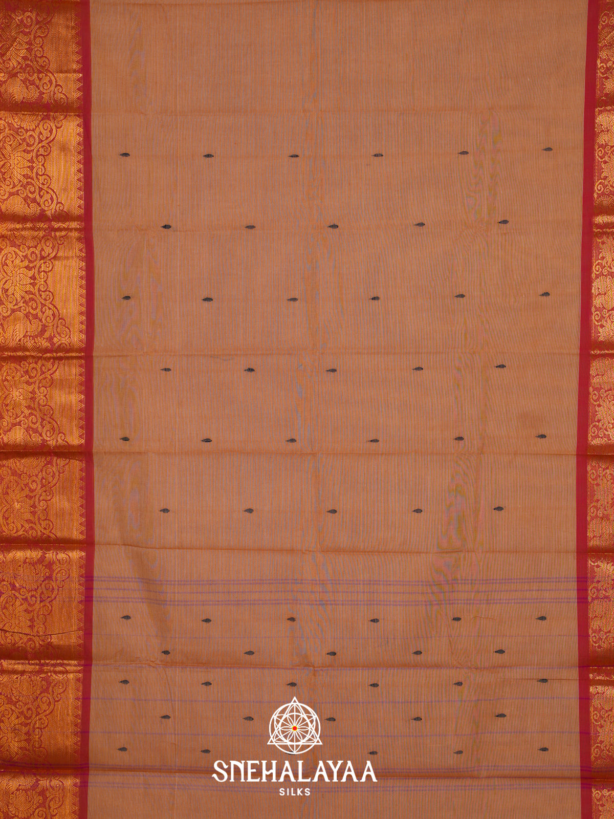 Mauve Kanchi Cotton Saree
