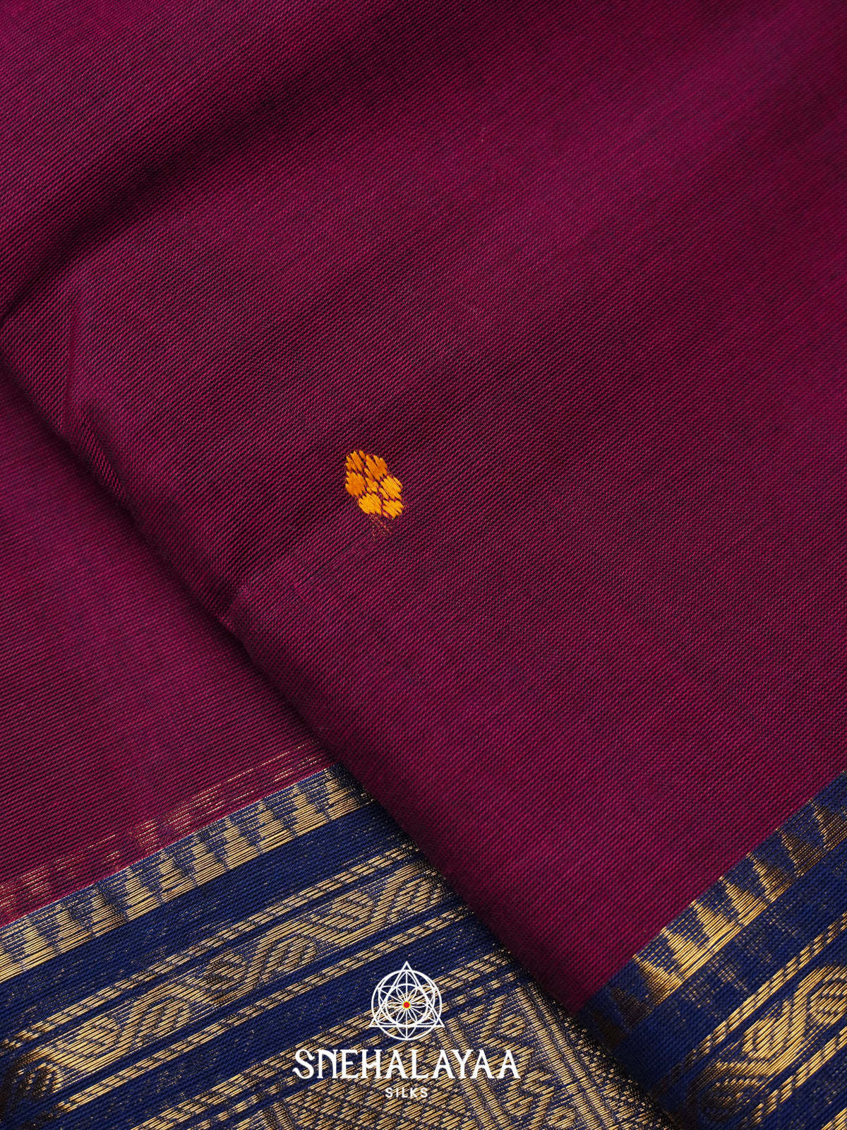 Purple Kanchi Cotton Saree