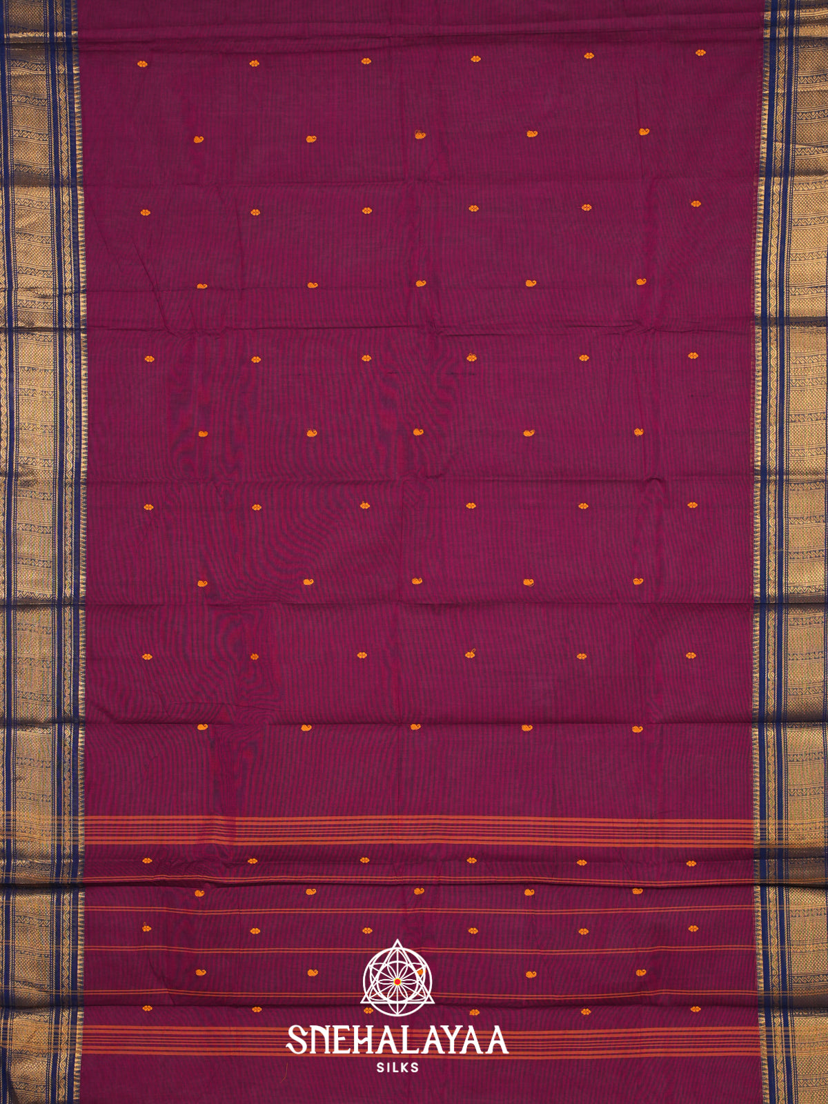Purple Kanchi Cotton Saree