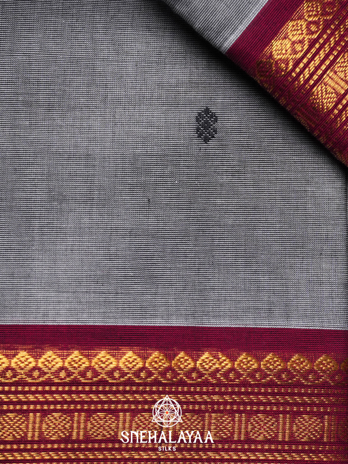 Grey Kanchi Cotton Saree