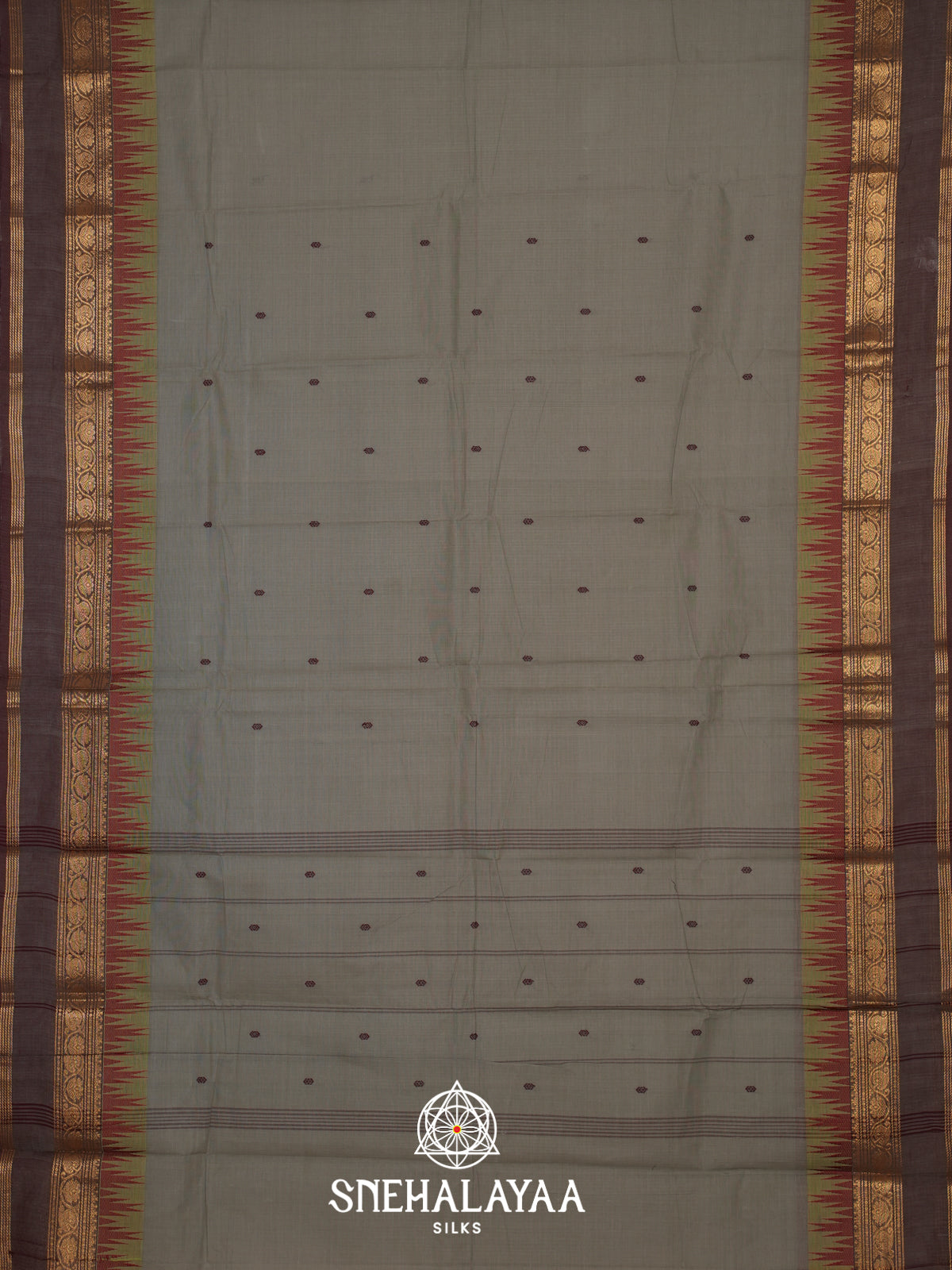 Grey Kanchi Cotton Saree