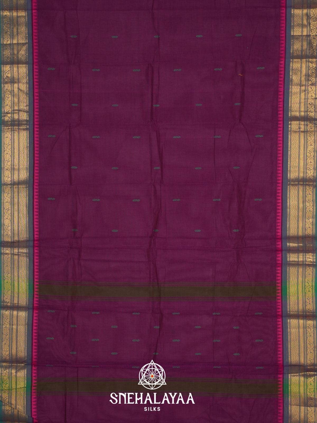 Purple Kanchi Cotton Saree