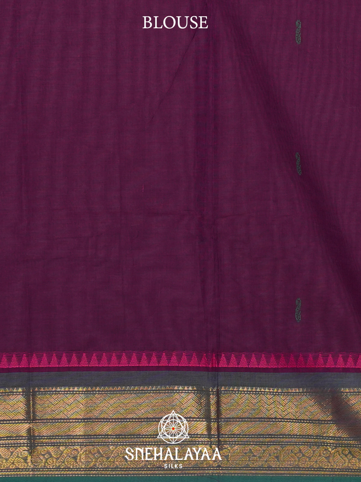 Purple Kanchi Cotton Saree