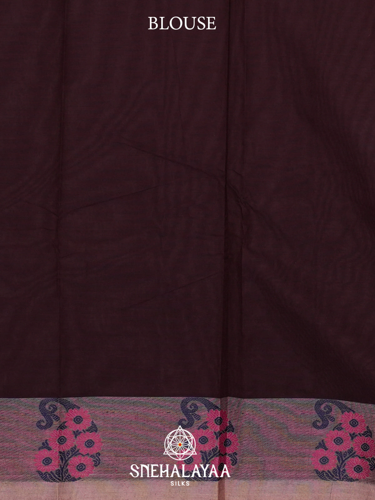 Maroon Kanchi Cotton Saree