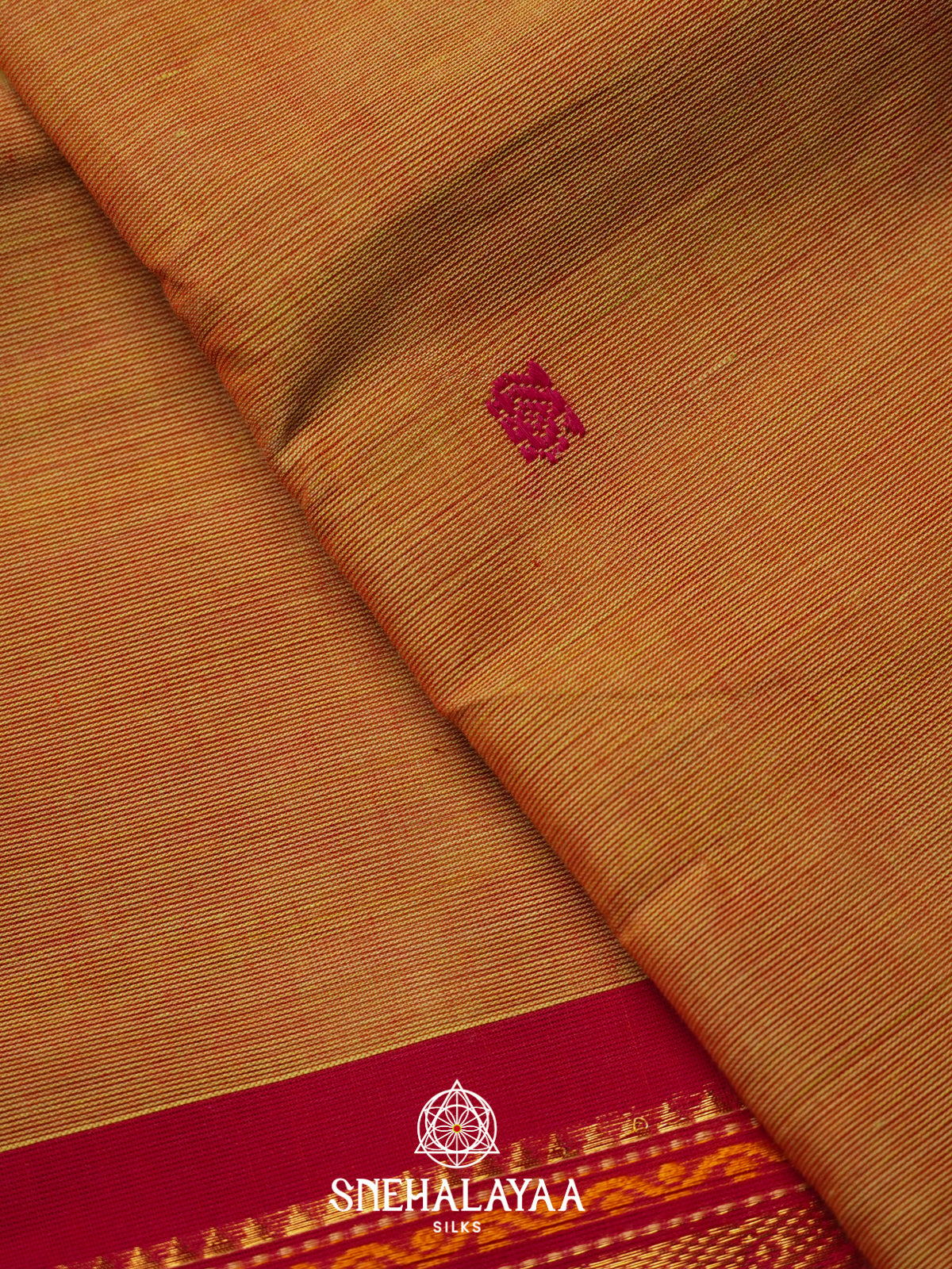 Peach Kanchi Cotton Saree
