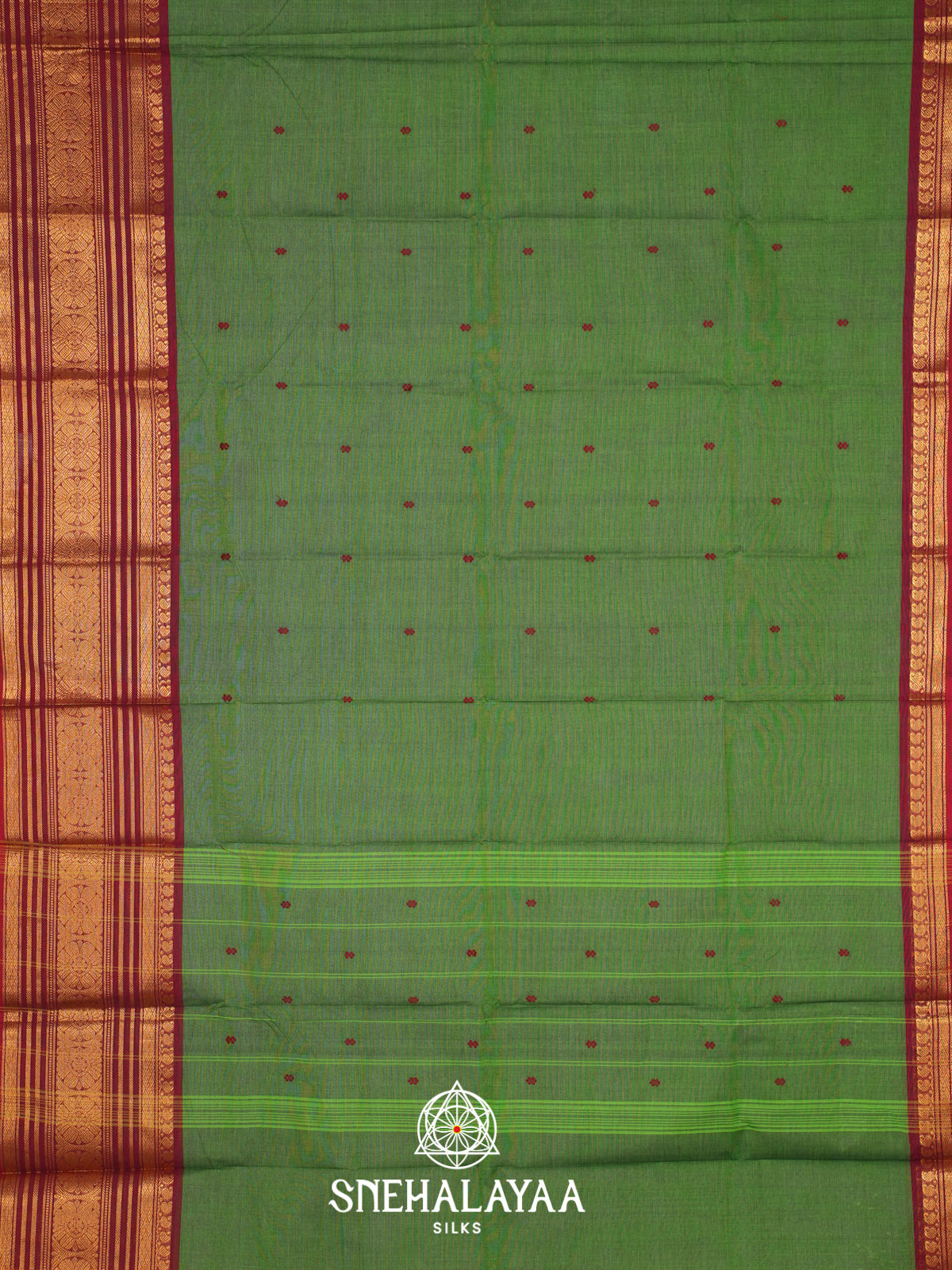 Green Kanchi Cotton Saree
