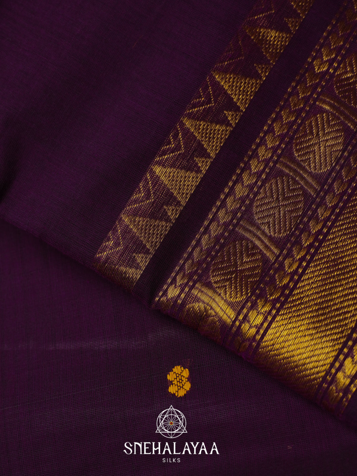 Purple Kanchi Cotton Saree