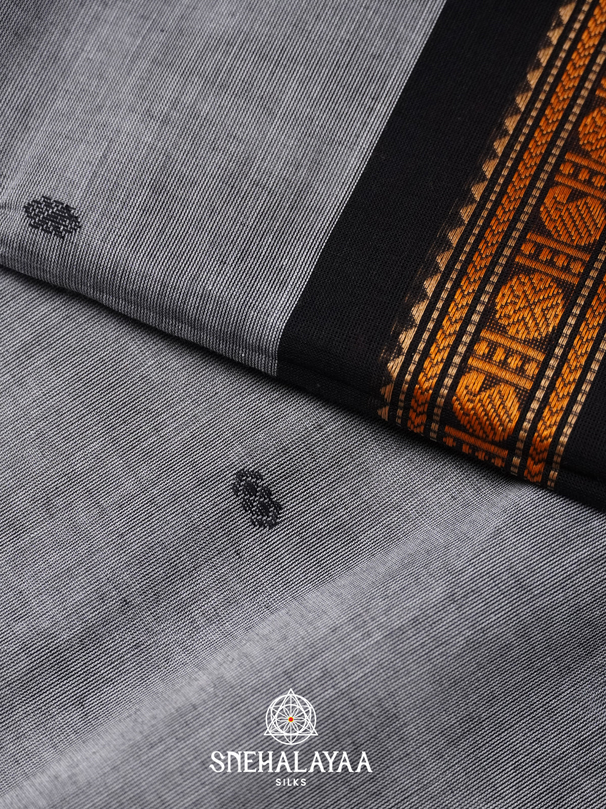 Grey Kanchi Cotton Saree