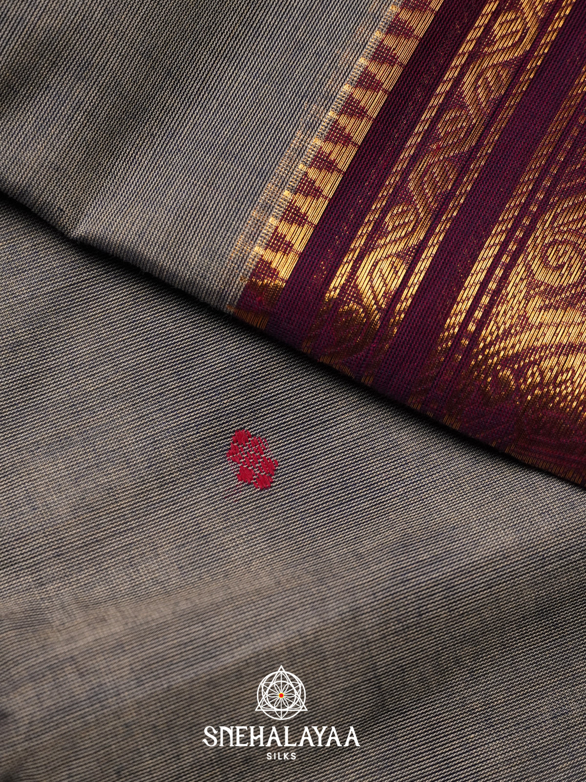 Grey Kanchi Cotton Saree