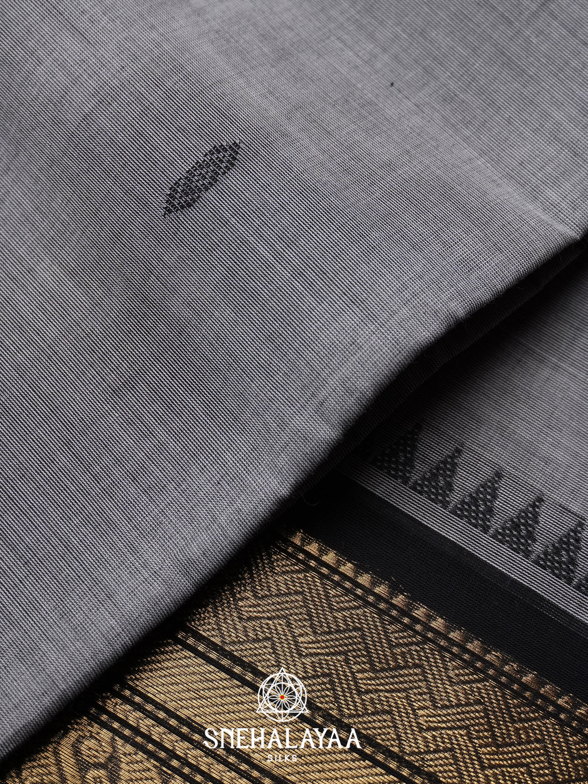 Grey Kanchi Cotton Saree