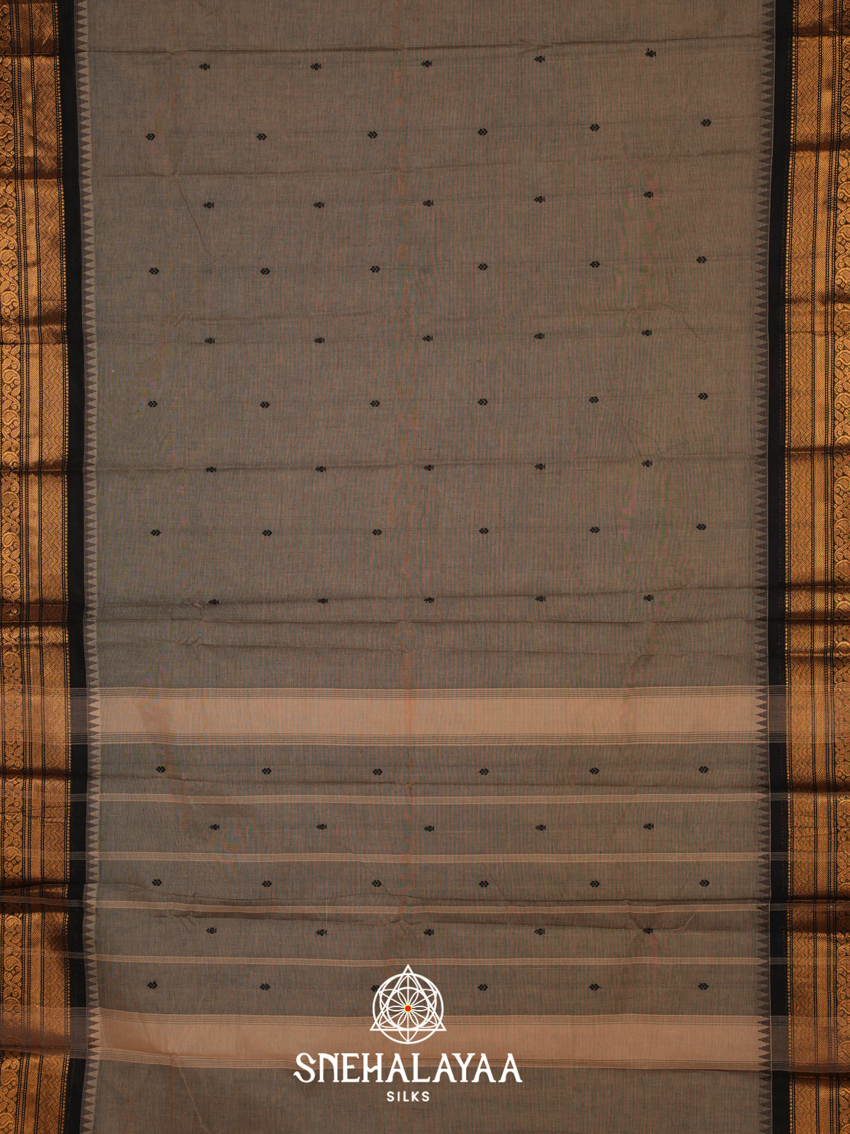 Grey Kanchi Cotton Saree