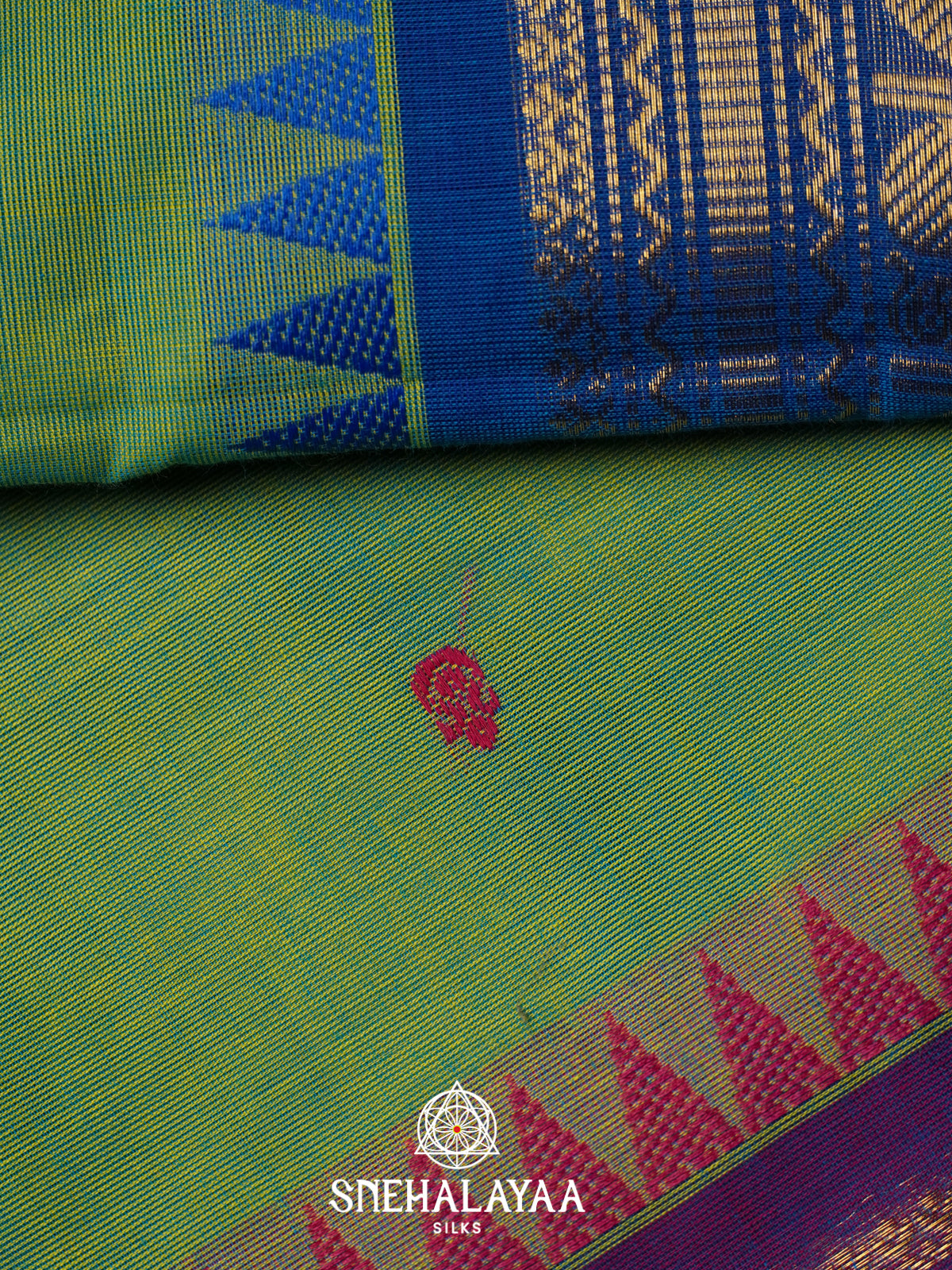 Green Kanchi Cotton Saree