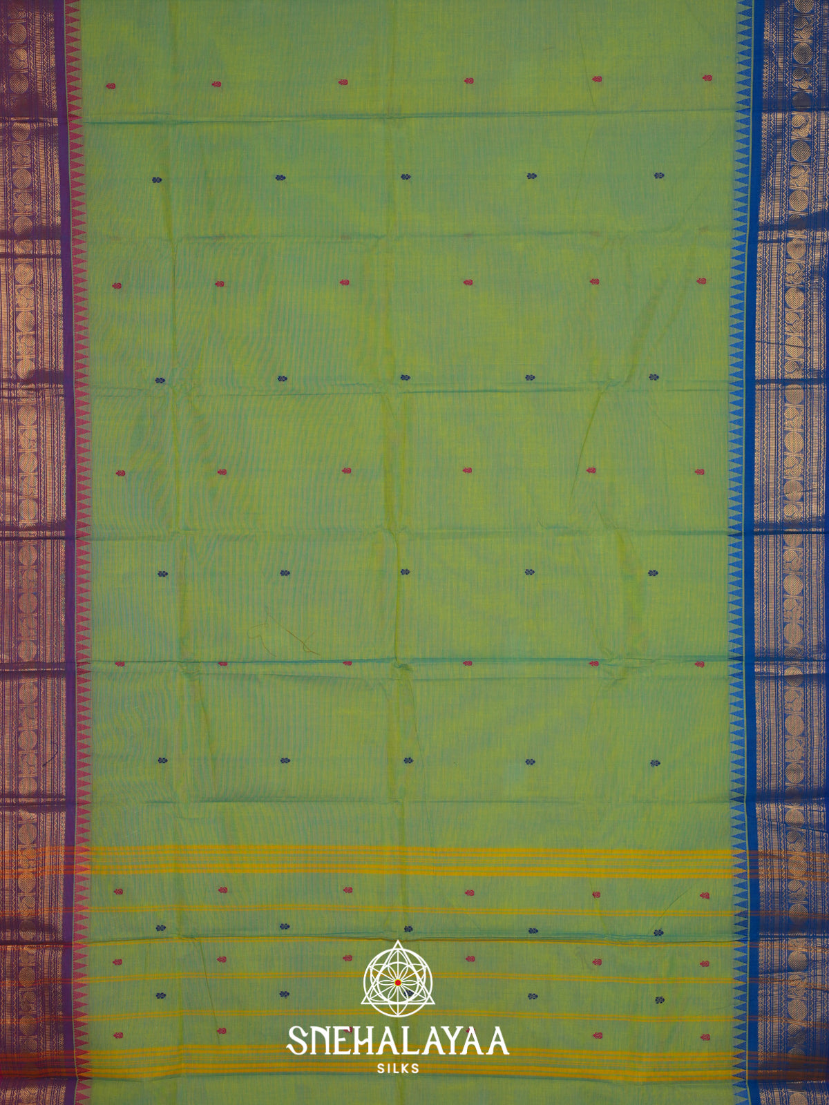 Green Kanchi Cotton Saree