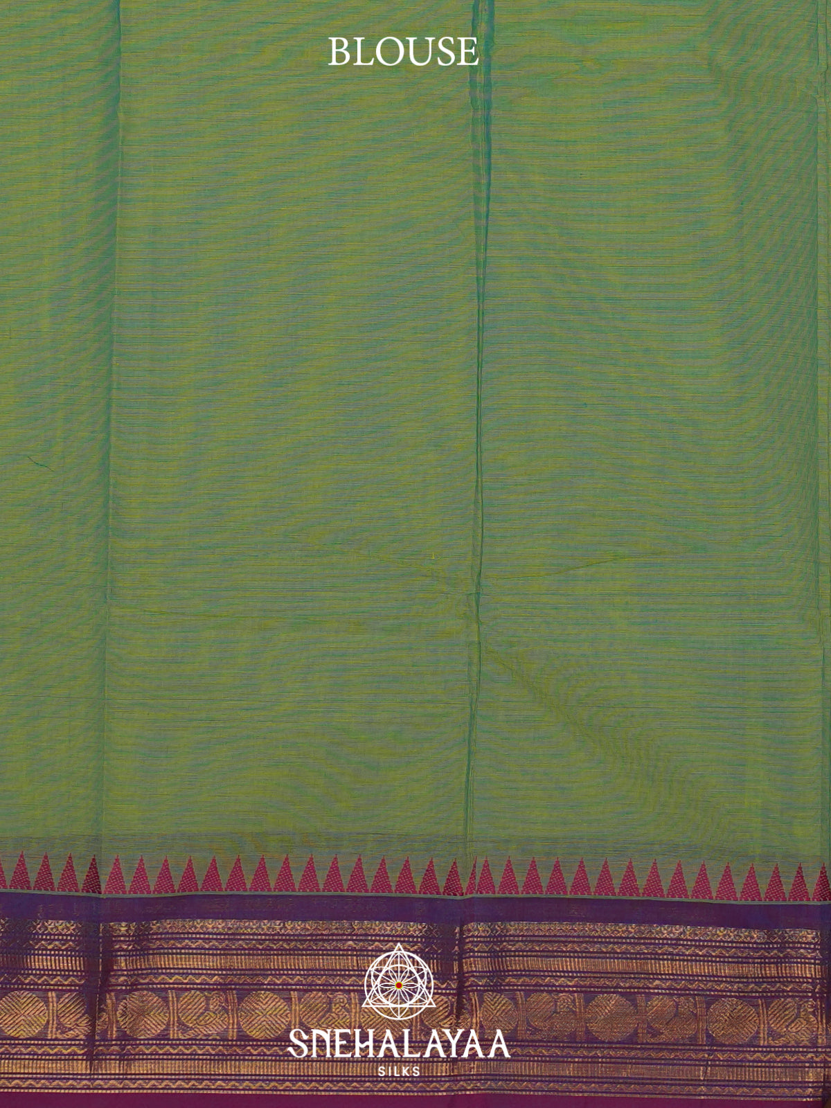Green Kanchi Cotton Saree