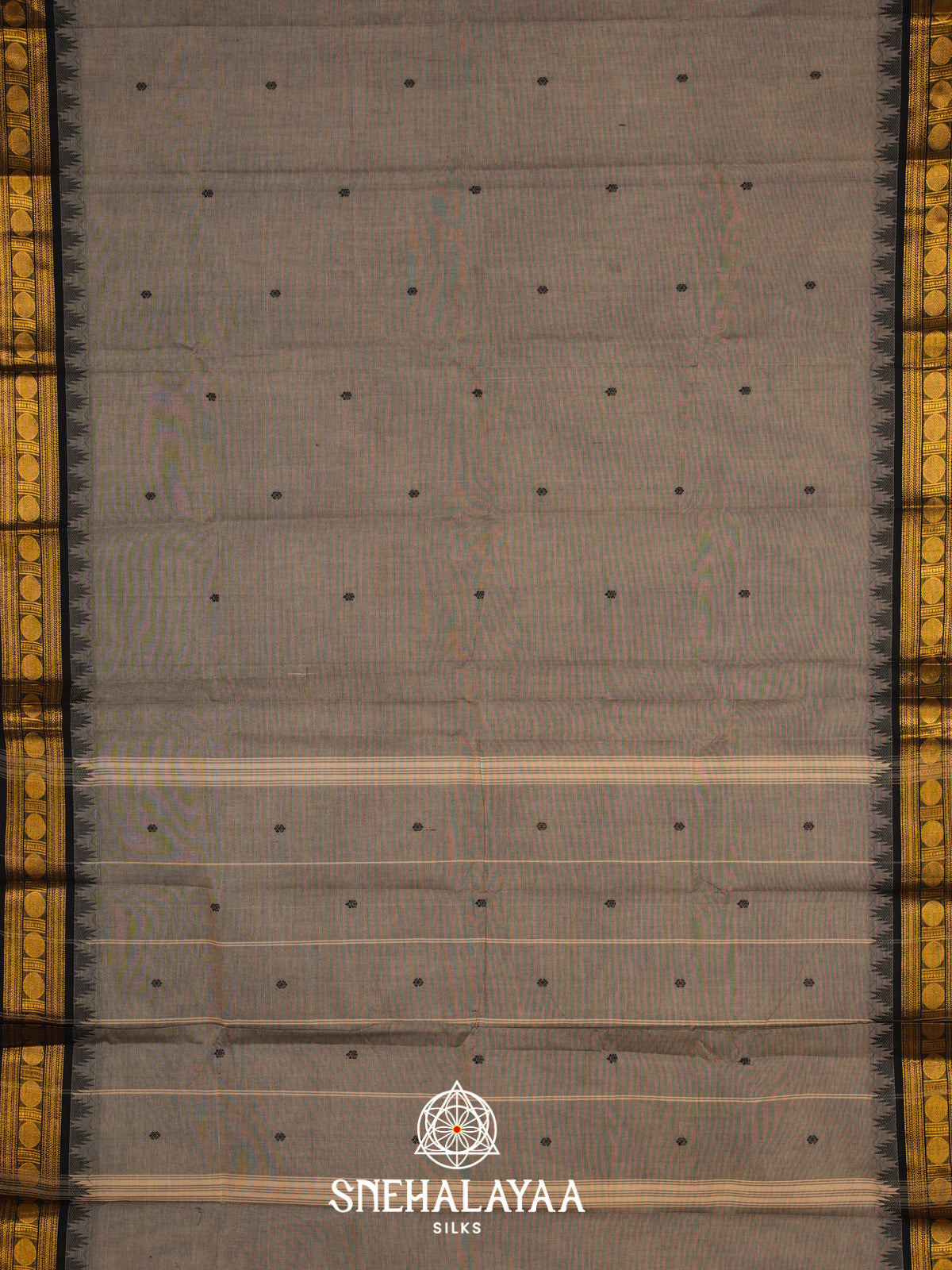 Grey Kanchi Cotton Saree