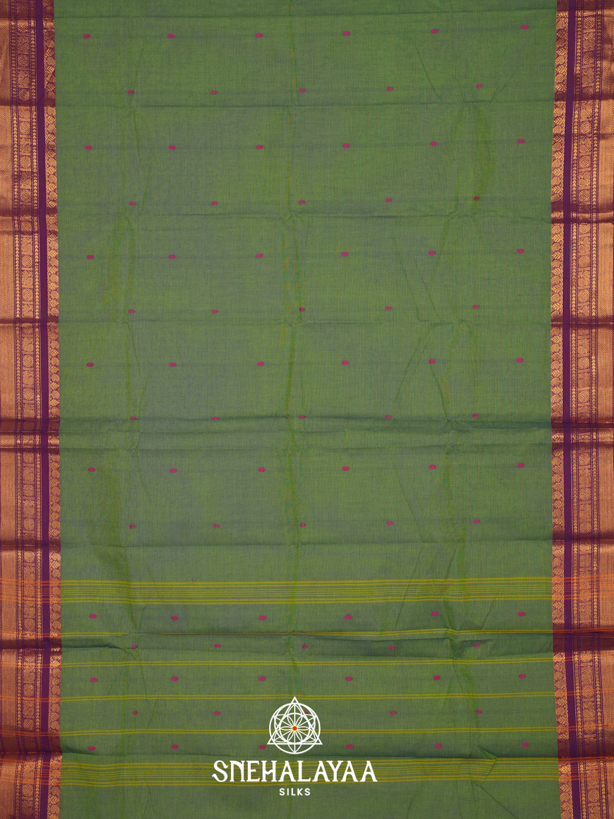 Green Kanchi Cotton Saree