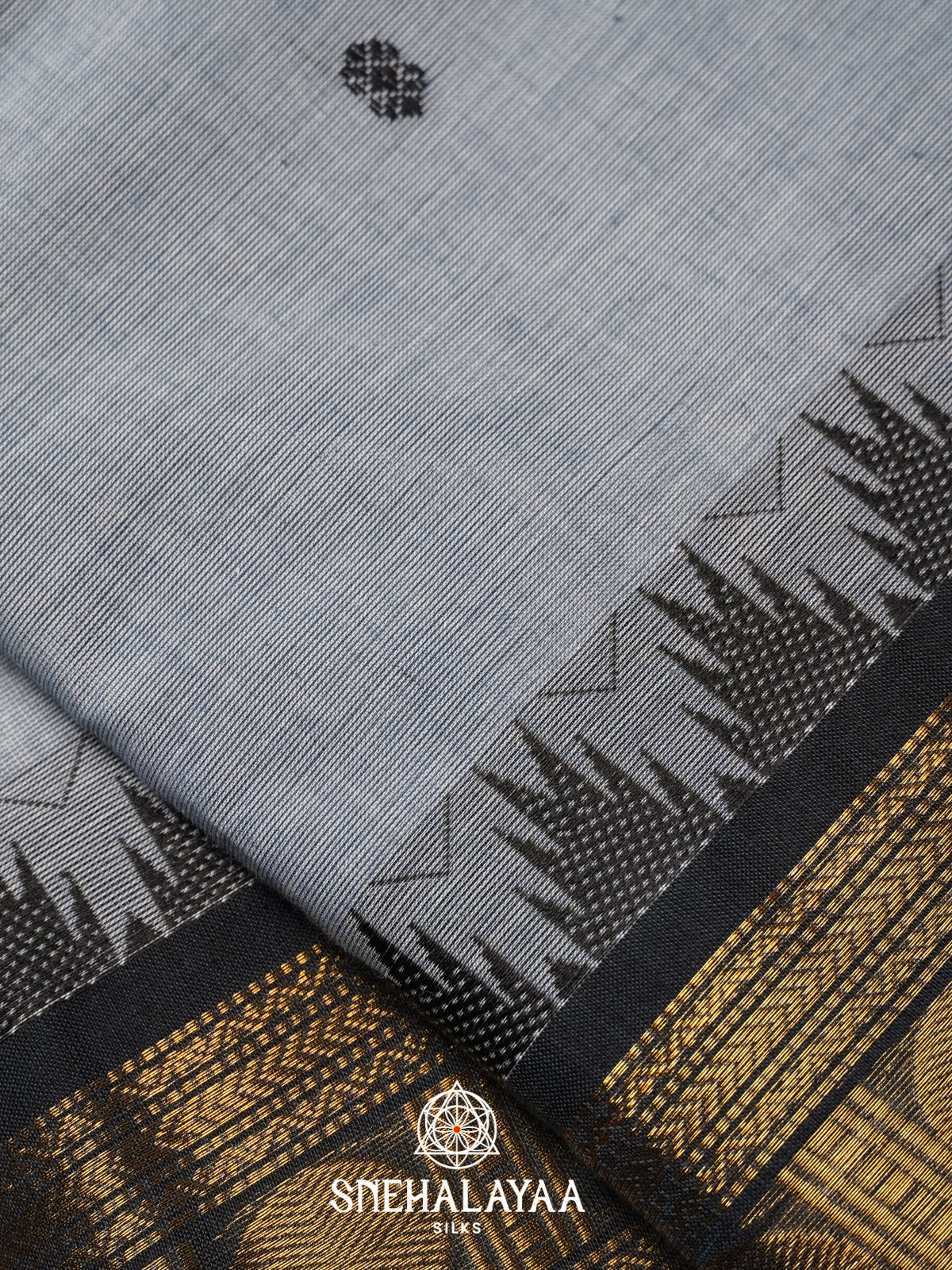 Grey Kanchi Cotton Saree